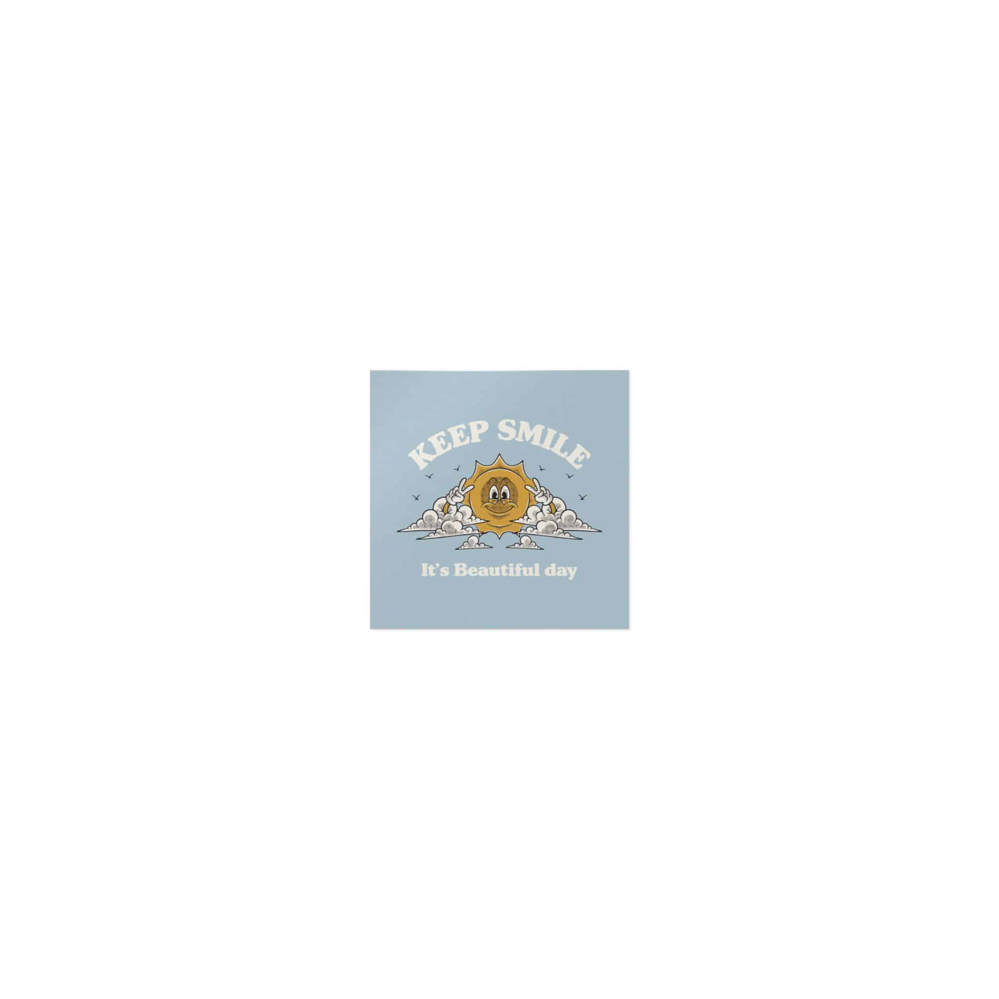 Happy Sun Clouds Retro Cartoon Mascot Die Cut Stickers Dtf - Image 7