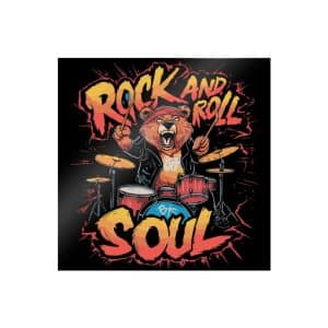 Rock and Roll Soul Die Cut Stickers Dtf