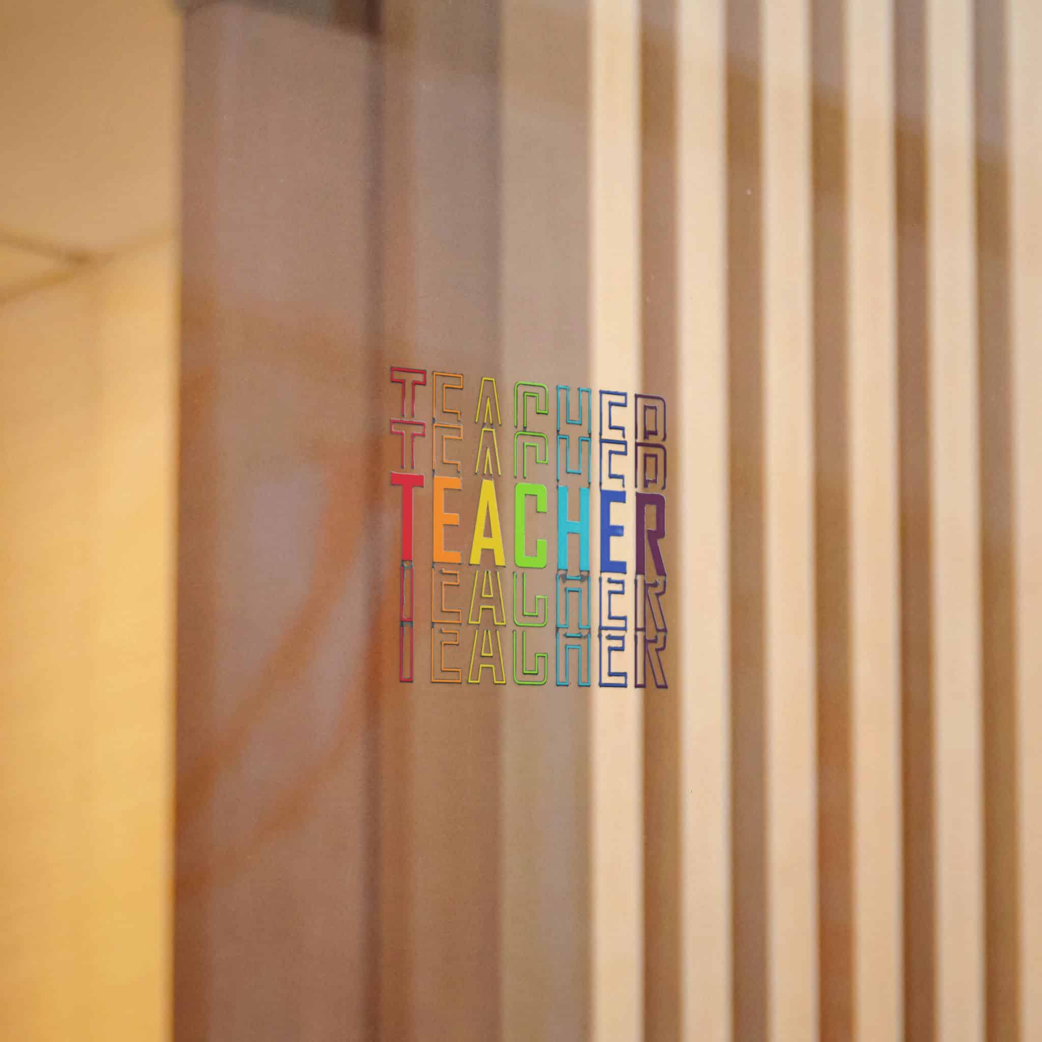 Teacher Die Cut Stickers Dtf - Image 6