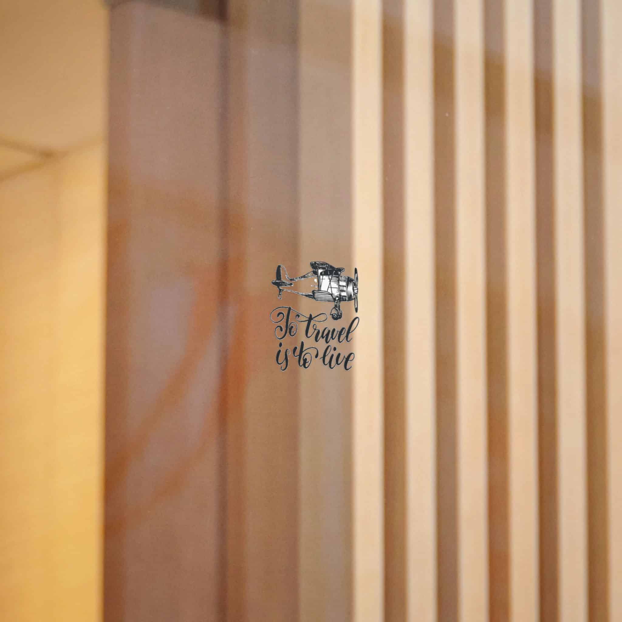 To Travel Is To Live Die Cut Stickers Dtf - Image 4