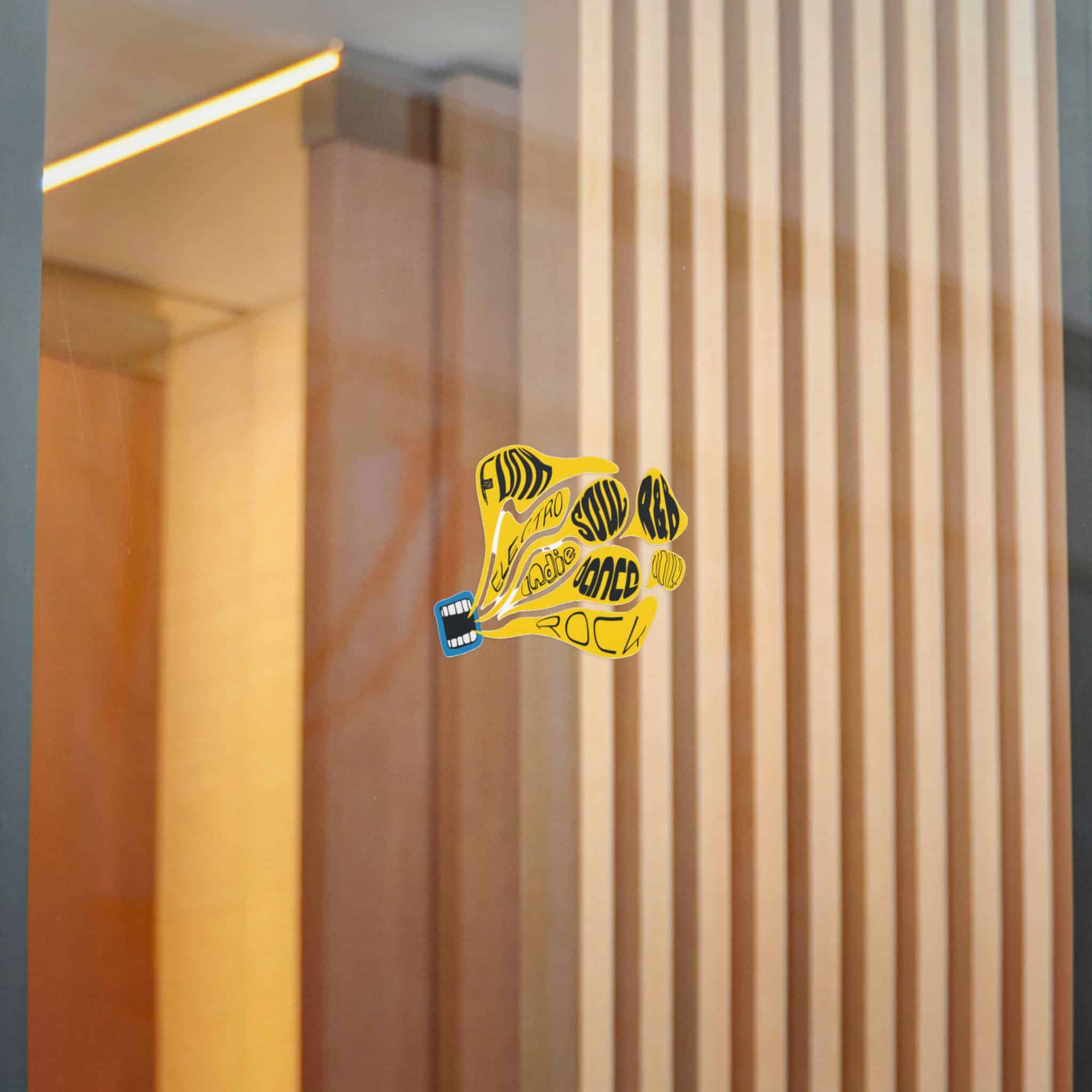 Yellow Object With Word Rock It Die Cut Stickers Dtf - Image 16