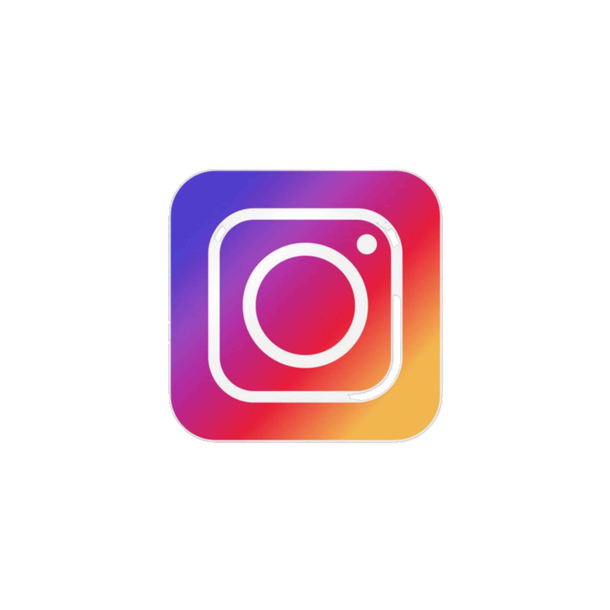 Instagram Icon Die Cut Stickers Dtf