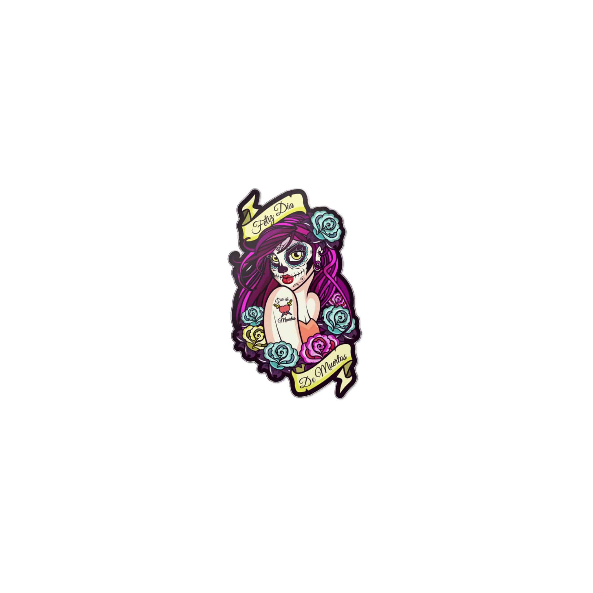 Feliz Dia de Muertos Die Cut Stickers Dtf - Image 9