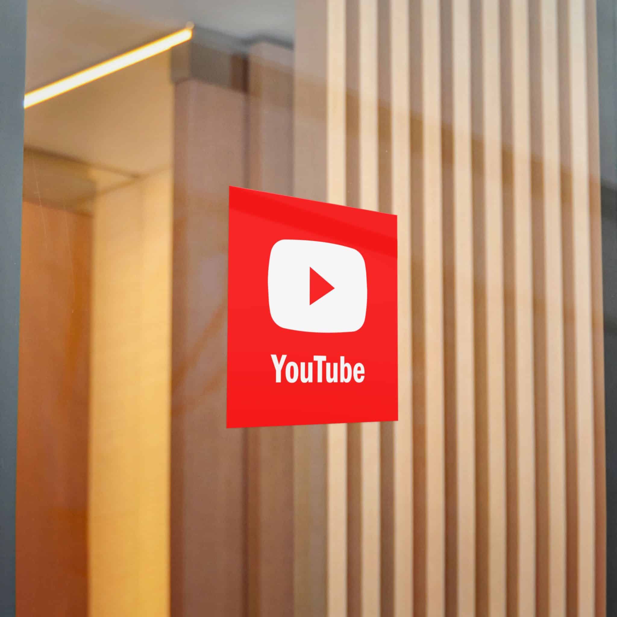 Youtube Die Cut Stickers Dtf - Image 14