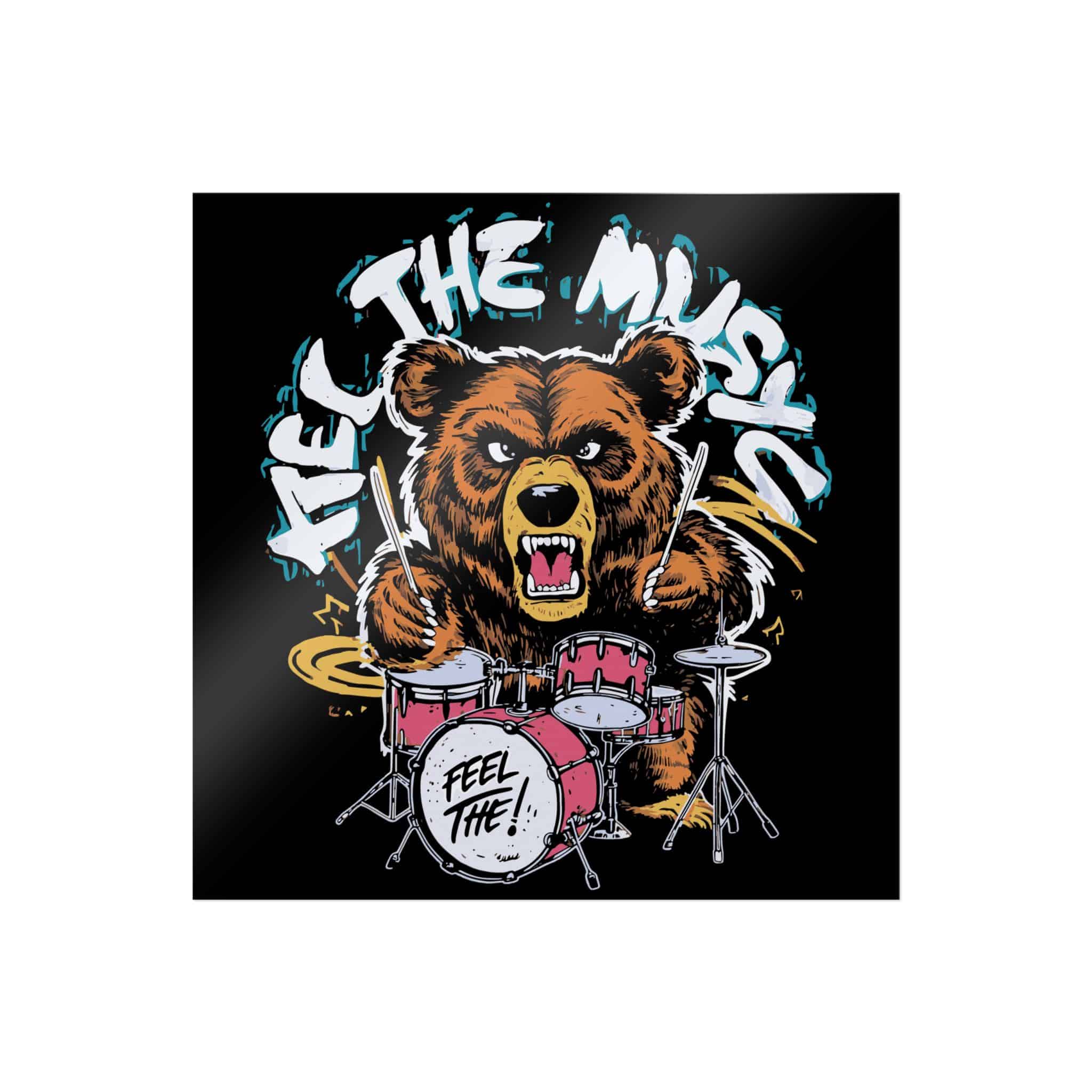 Feel the Music Copia Die Cut Stickers Dtf - Image 29