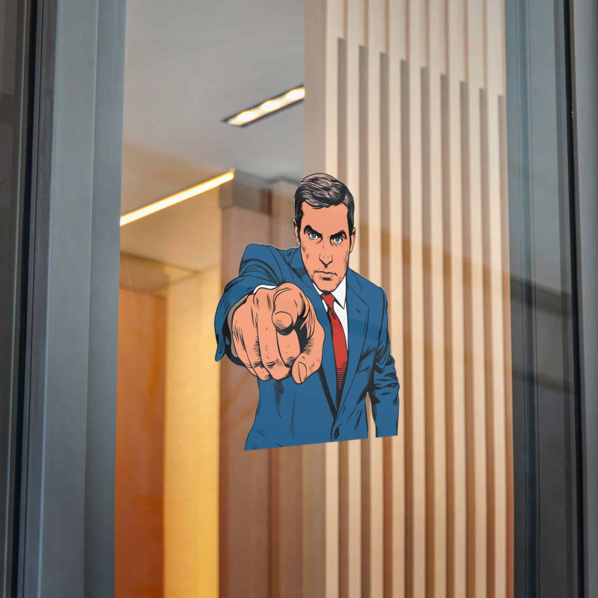 Profesional Joven Ejecutivo Masculino Senalando Usted Concepto Negocio Ilustracion Vectorial Die Cut Stickers Dtf - Image 28