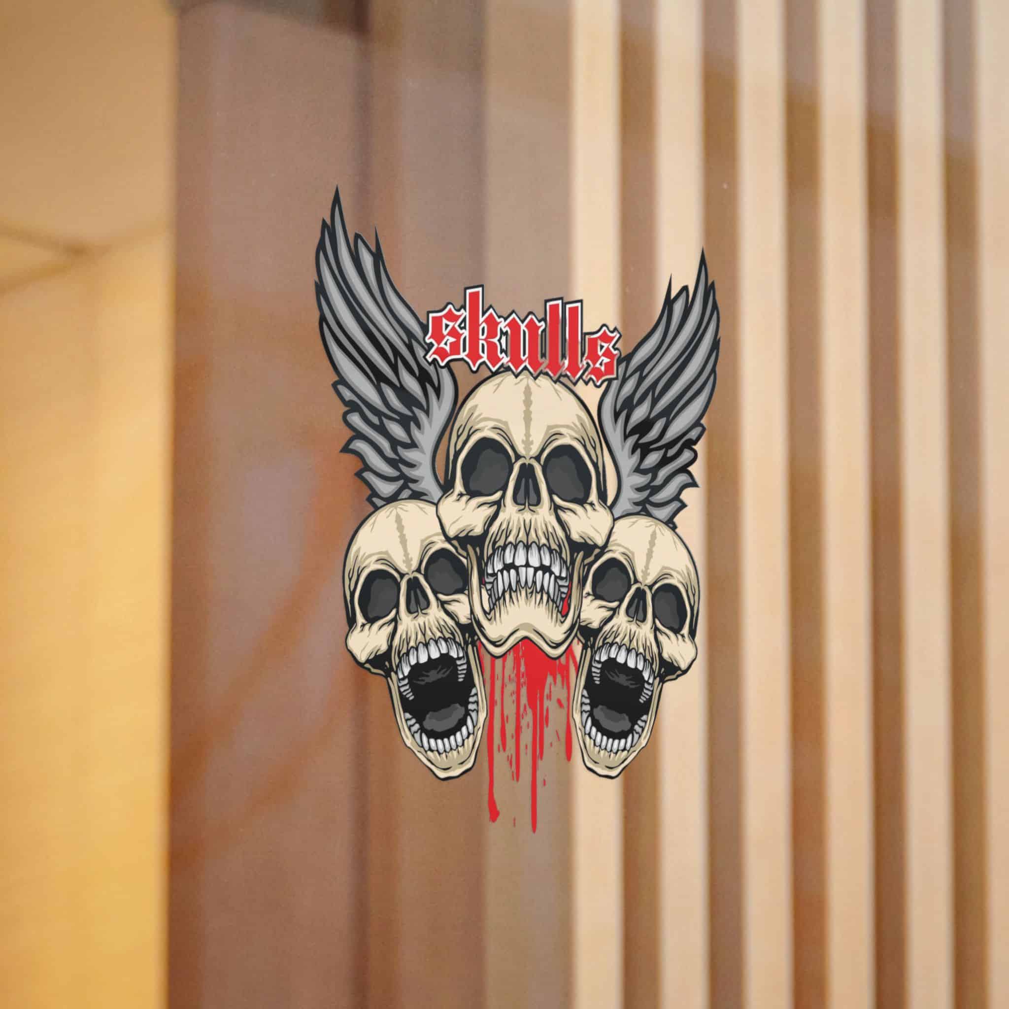 Gothic Sign With Skull Grunge Vintage Design T Shirts (17) Die Cut Stickers Dtf - Image 12