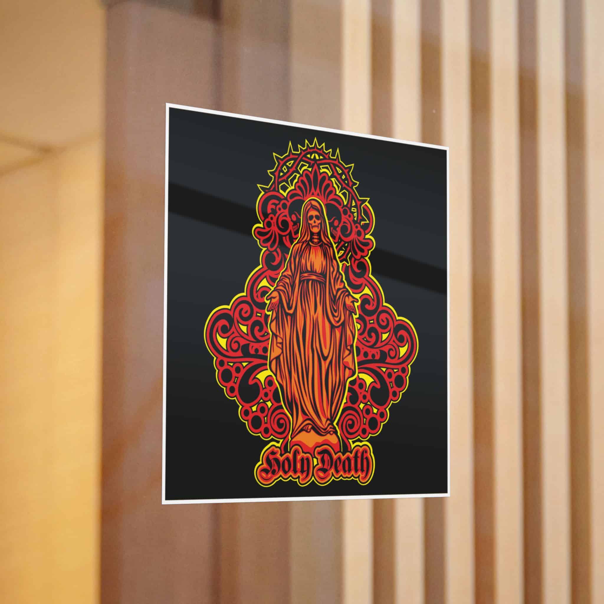 Santa Muerte 31 Die Cut Stickers Dtf - Image 12