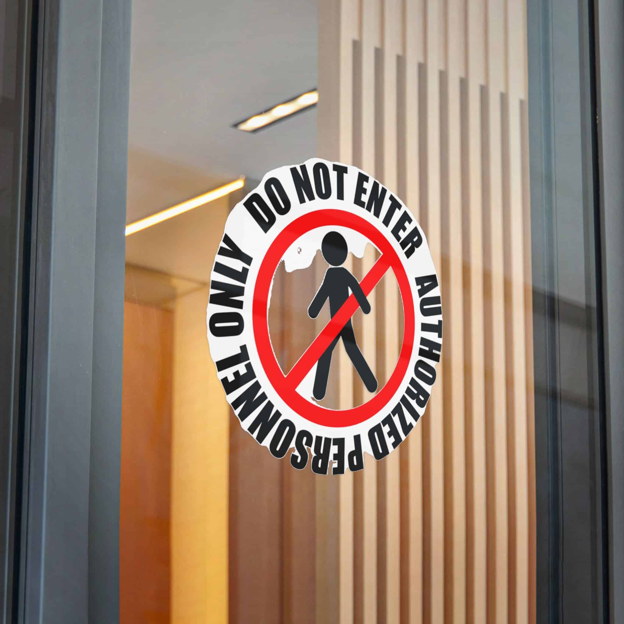 Authorized Personnel Die Cut Stickers Dtf - Image 30