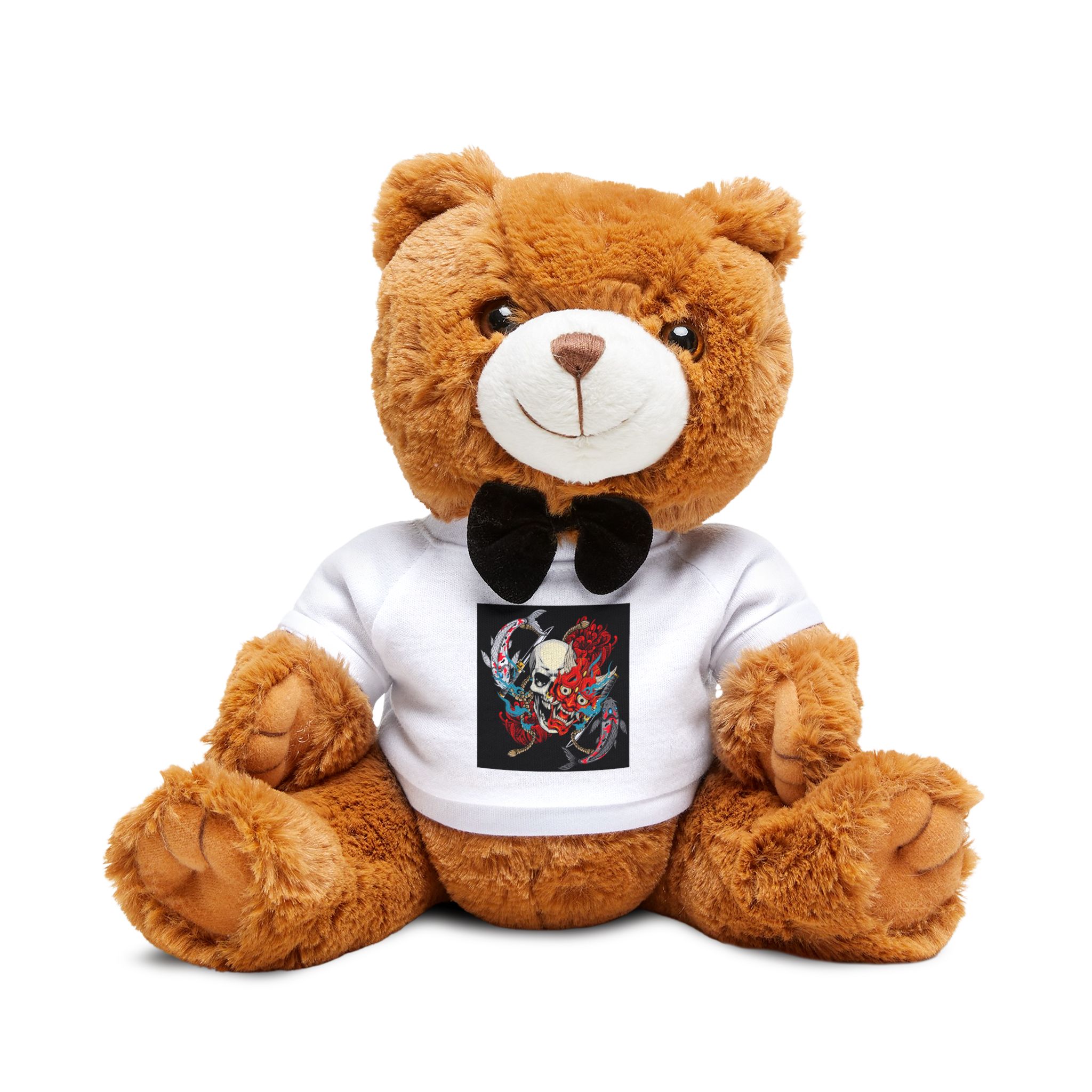 Skull Oni 2 Teddy Bear With T Shirt