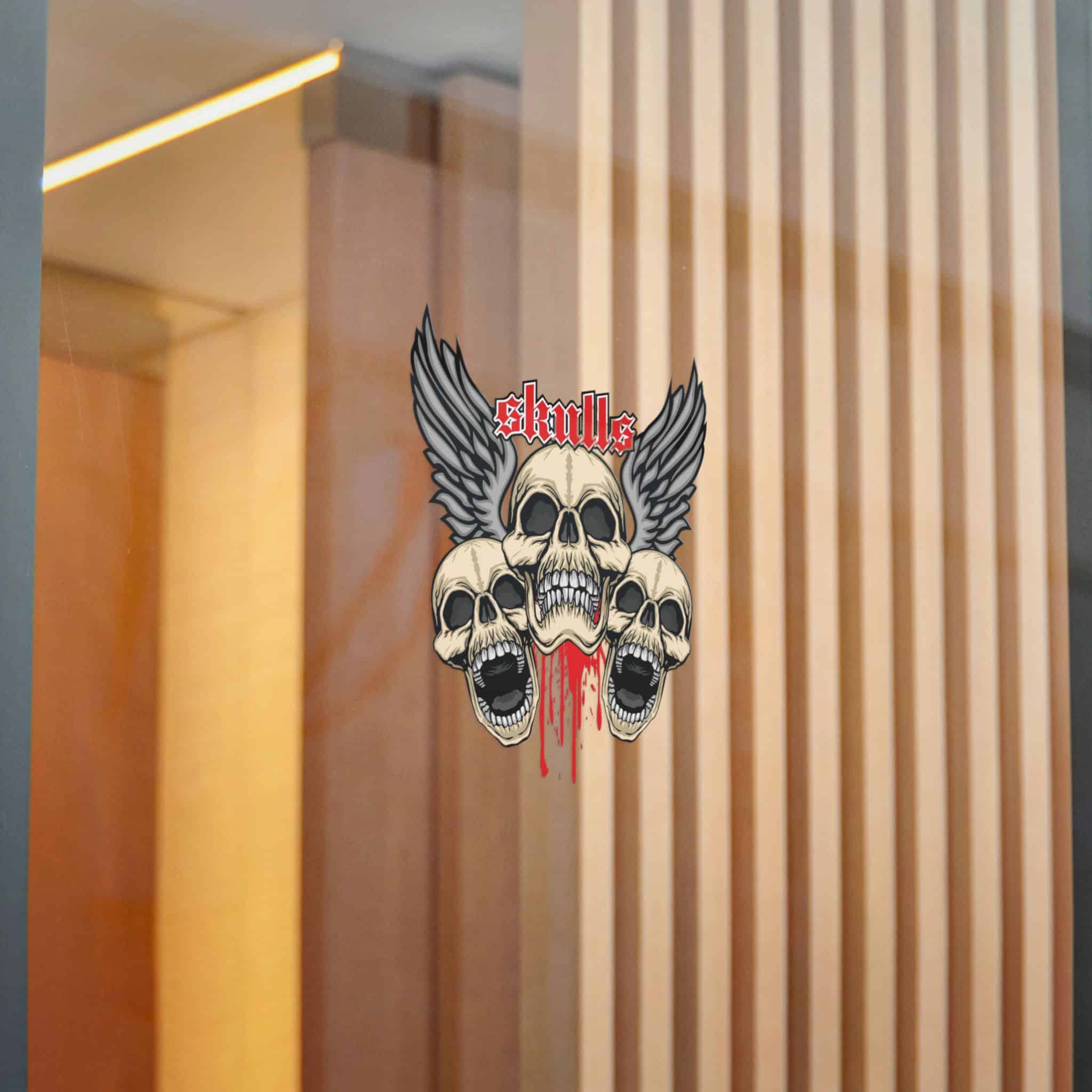 Gothic Sign With Skull Grunge Vintage Design T Shirts (17) Die Cut Stickers Dtf - Image 16