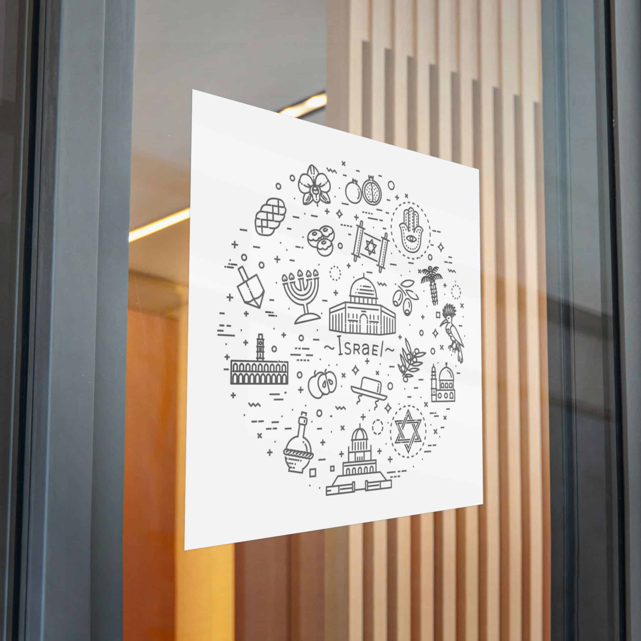 Israel Die Cut Stickers Dtf - Image 32