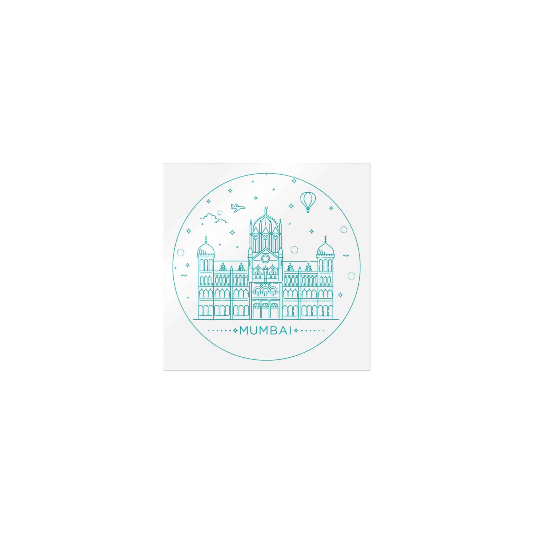 Mumbai Chhatrapati Die Cut Stickers Dtf - Image 9