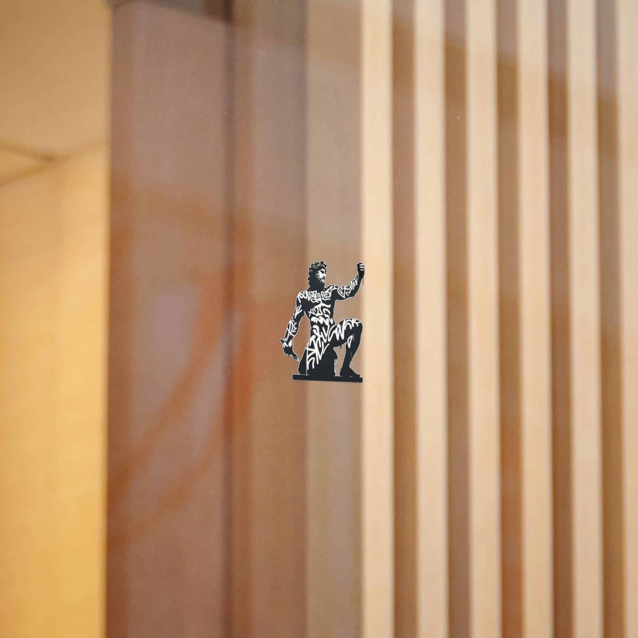 Poseidon Deity Mythology Silhouette Deity Graffiti Tag Hip Hop Street Art Typography (1) Die Cut Stickers Dtf - Image 2