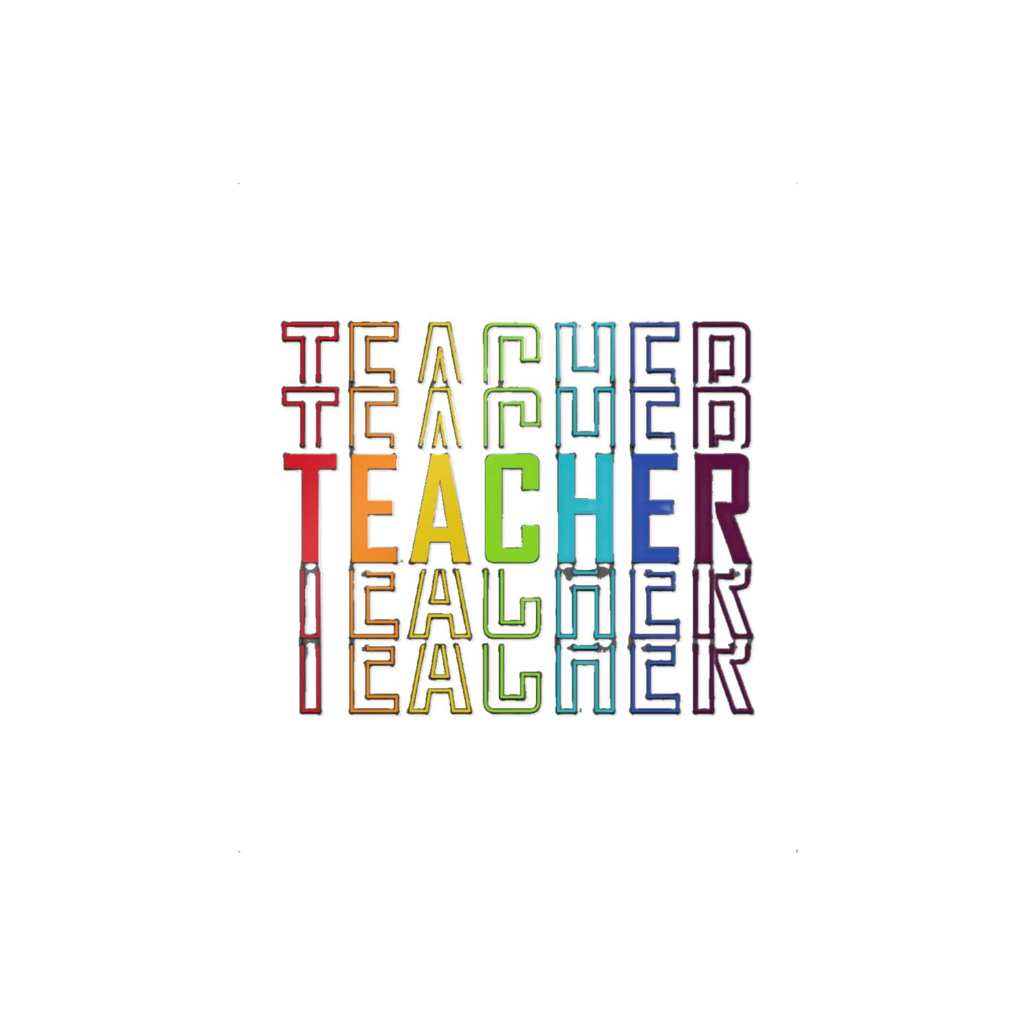Teacher Die Cut Stickers Dtf - Image 5