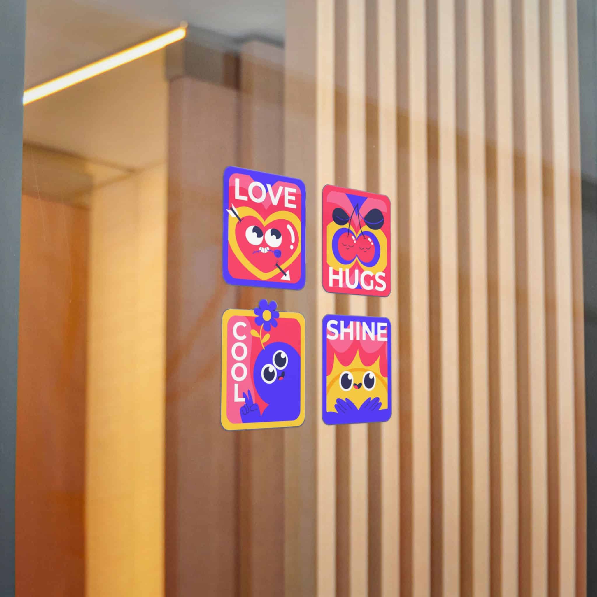 Hand Drawn Flat Design Trendy Cartoon Badges Labels Die Cut Stickers Dtf - Image 20