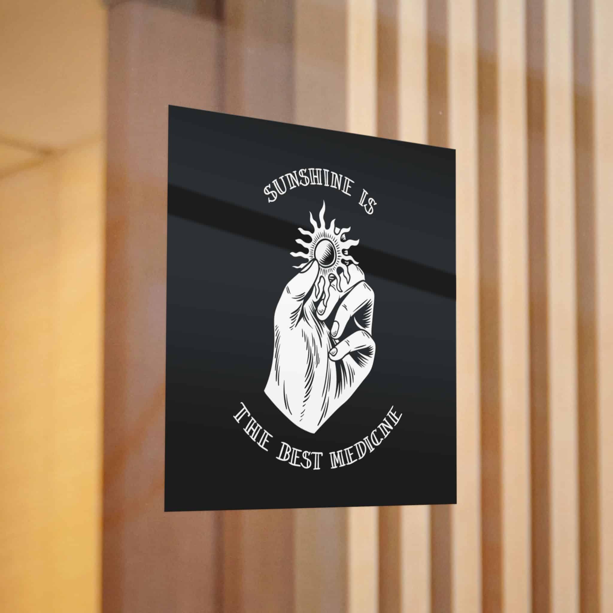 Sunshine Is the Best Medicine Die Cut Stickers Dtf - Image 12