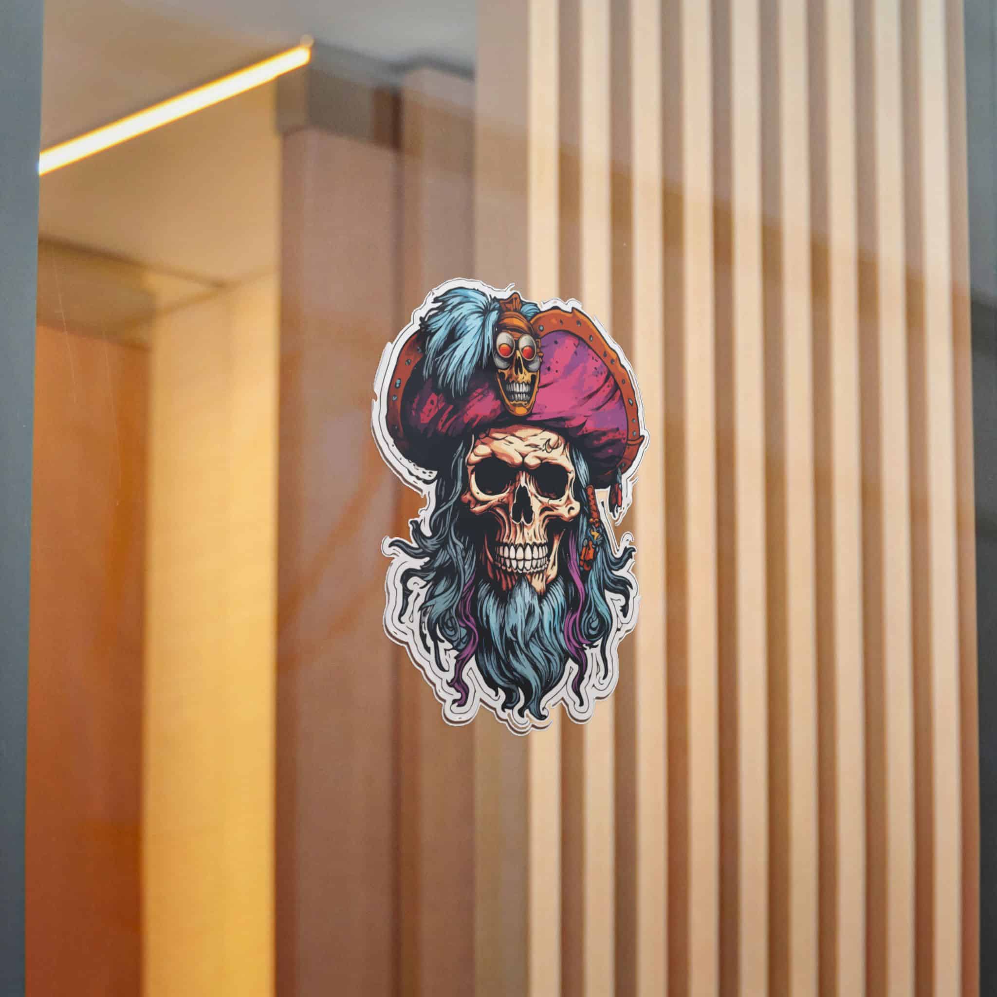 Skull Pirate Die Cut Stickers Dtf - Image 20