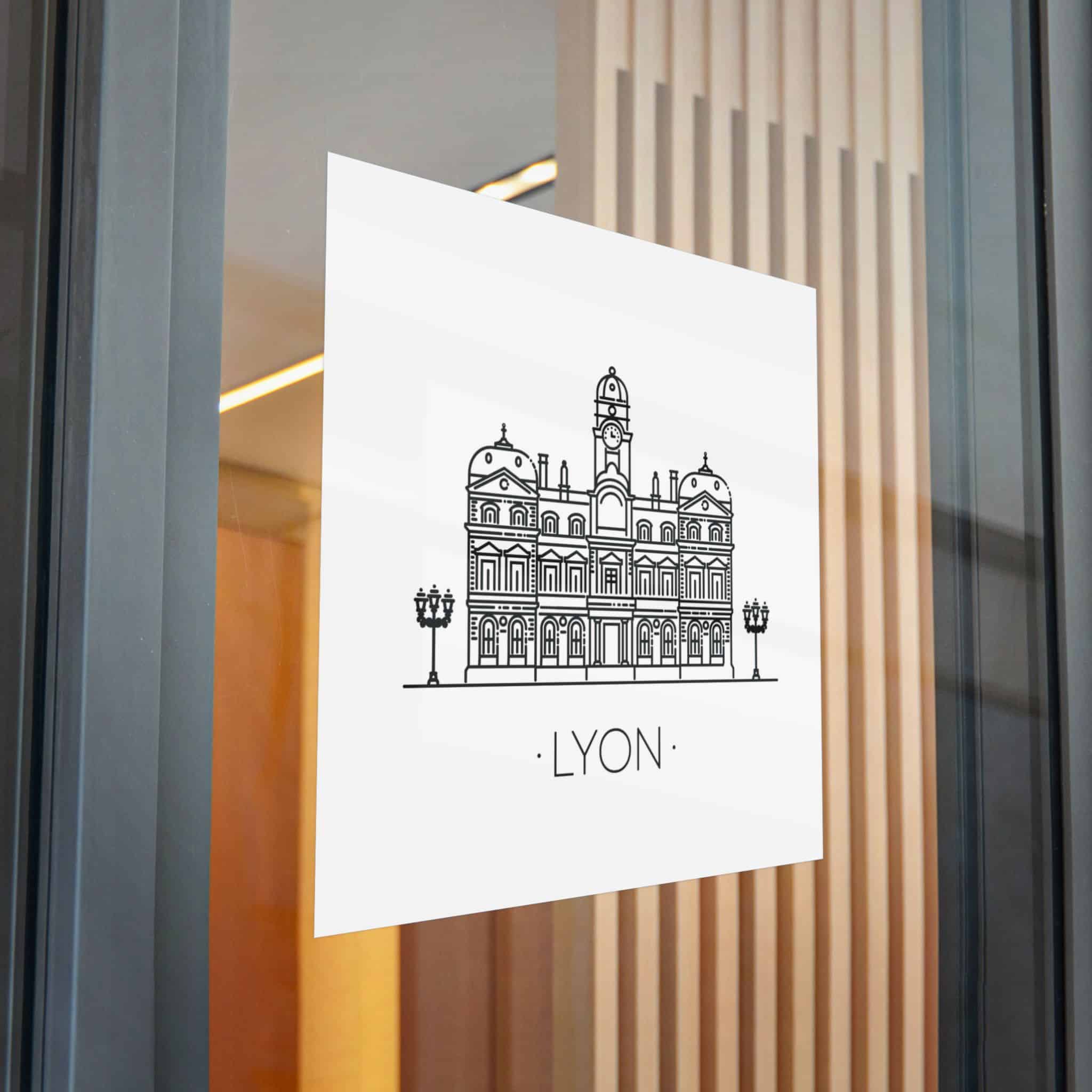 Lyon City Die Cut Stickers Dtf - Image 32