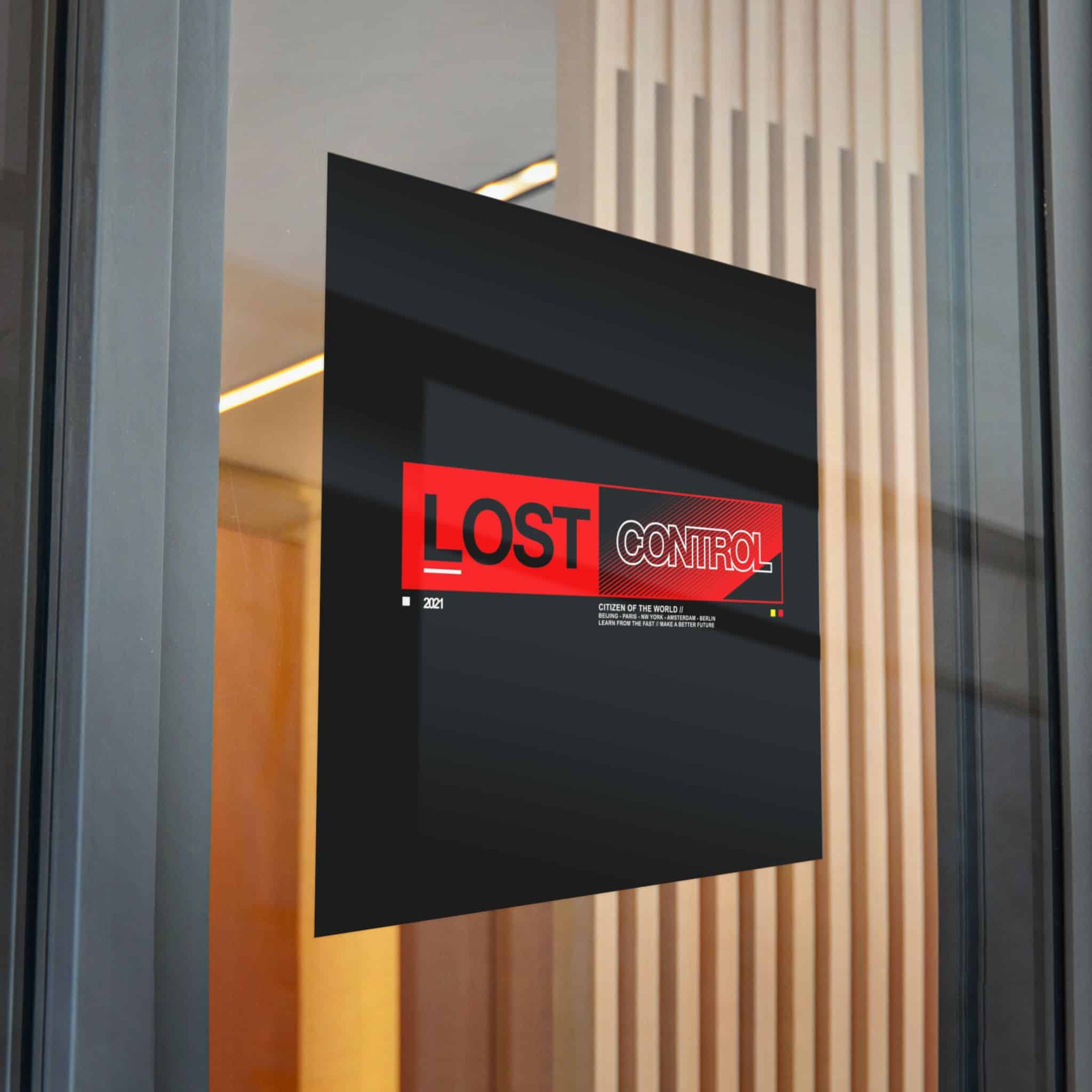 Lost Control Simple Vintage Fashion Die Cut Stickers Dtf - Image 32