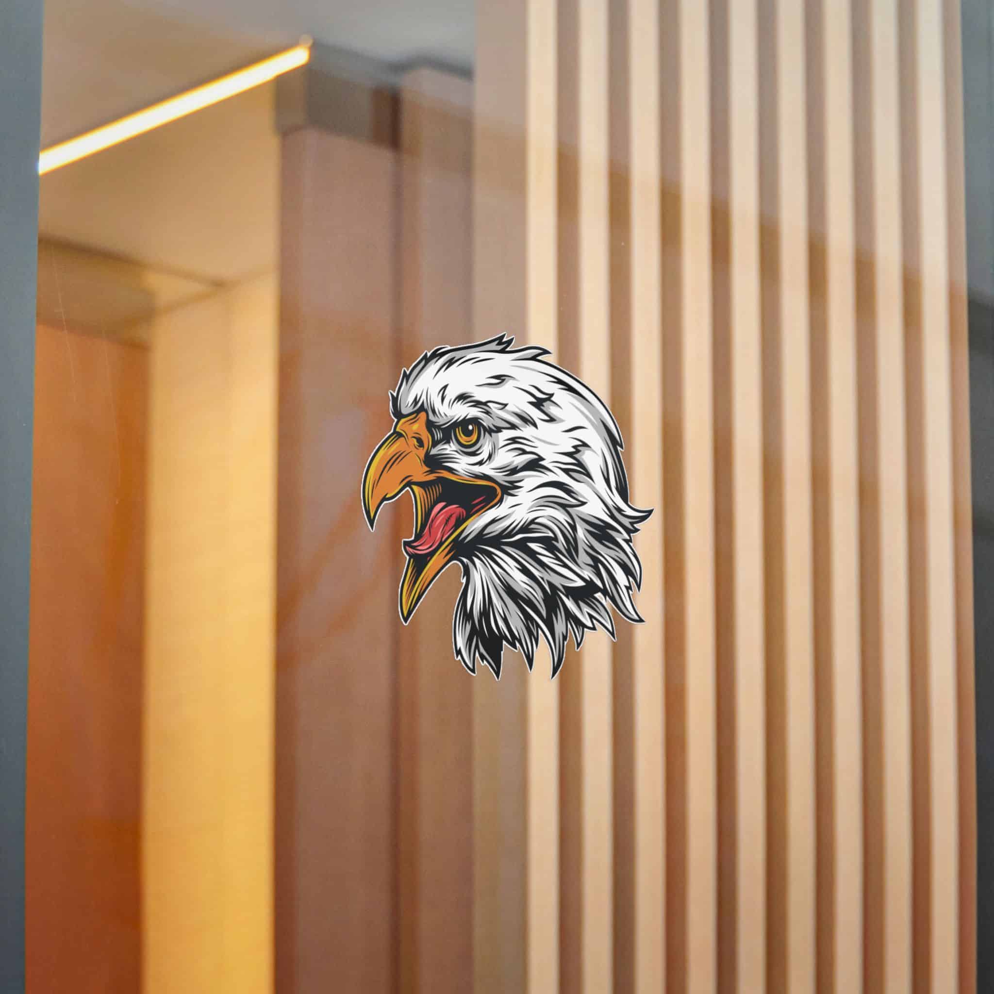 Vintage Eagle Head Mascot Die Cut Stickers Dtf - Image 16