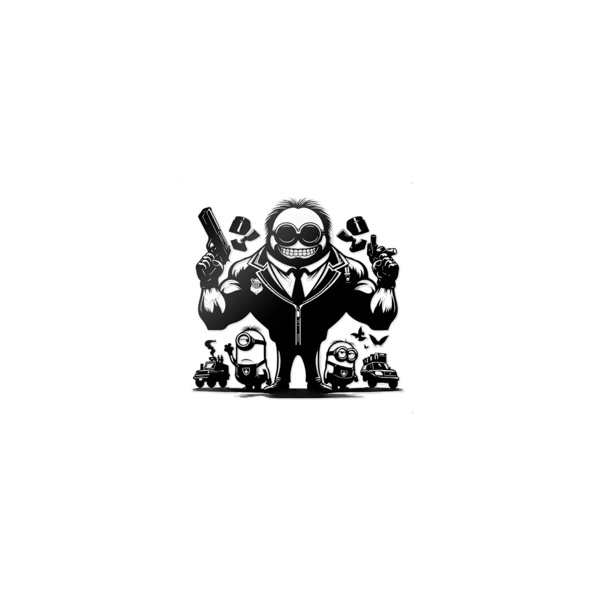 Silhouettes Despicable Me Vector Die Cut Stickers Dtf - Image 9
