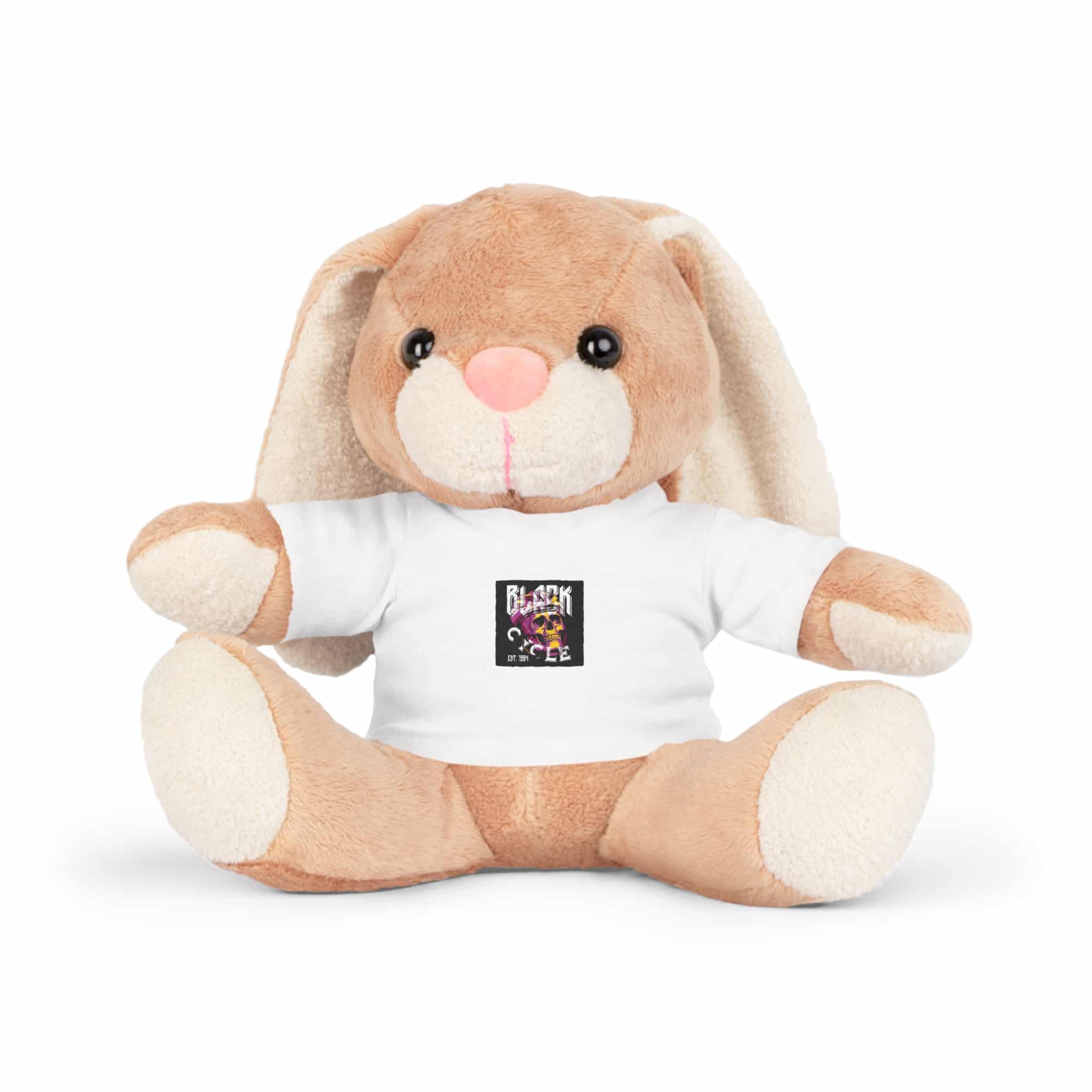 Tshirt Poster Design With Skull Bicycle Helmet Plush Toy With T Shirt - Image 4