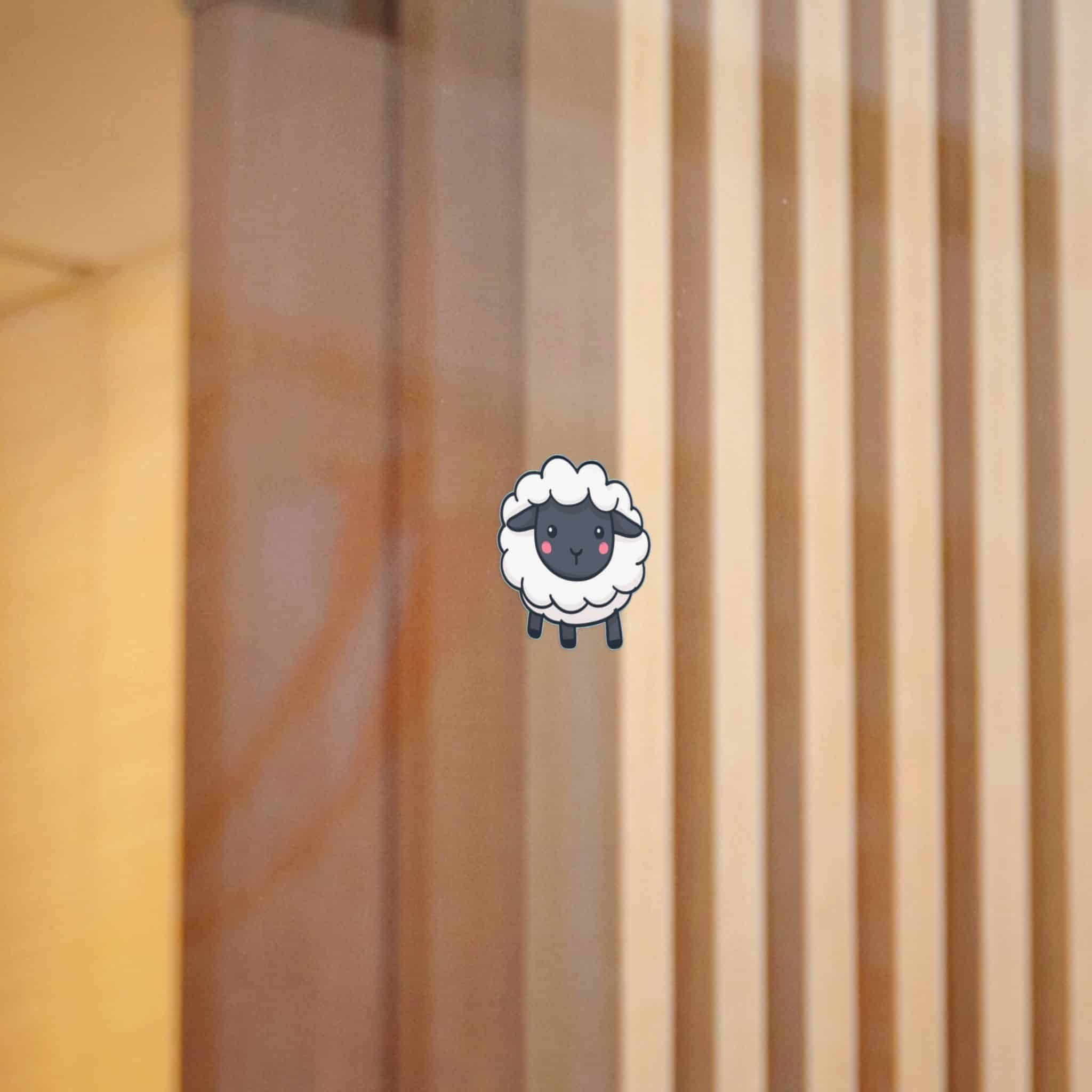 Sheep Vector Cute (1) Die Cut Stickers Dtf - Image 8