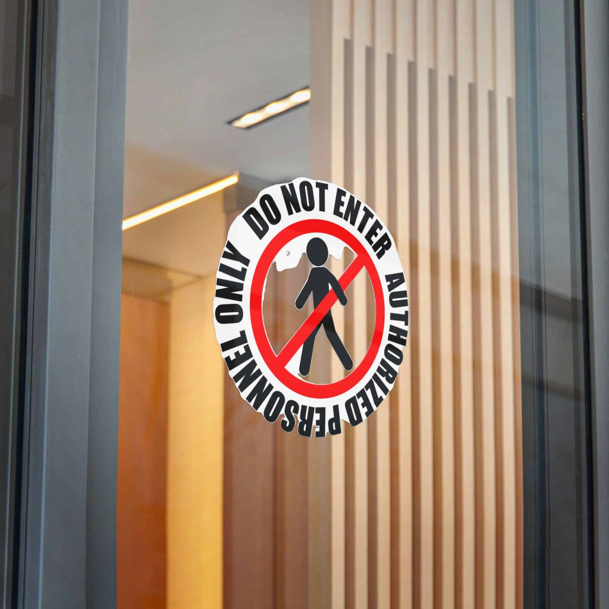 Authorized Personnel Die Cut Stickers Dtf - Image 28
