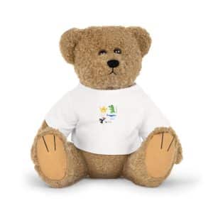 Animals Set Colorful Plush Toy With T Shirt
