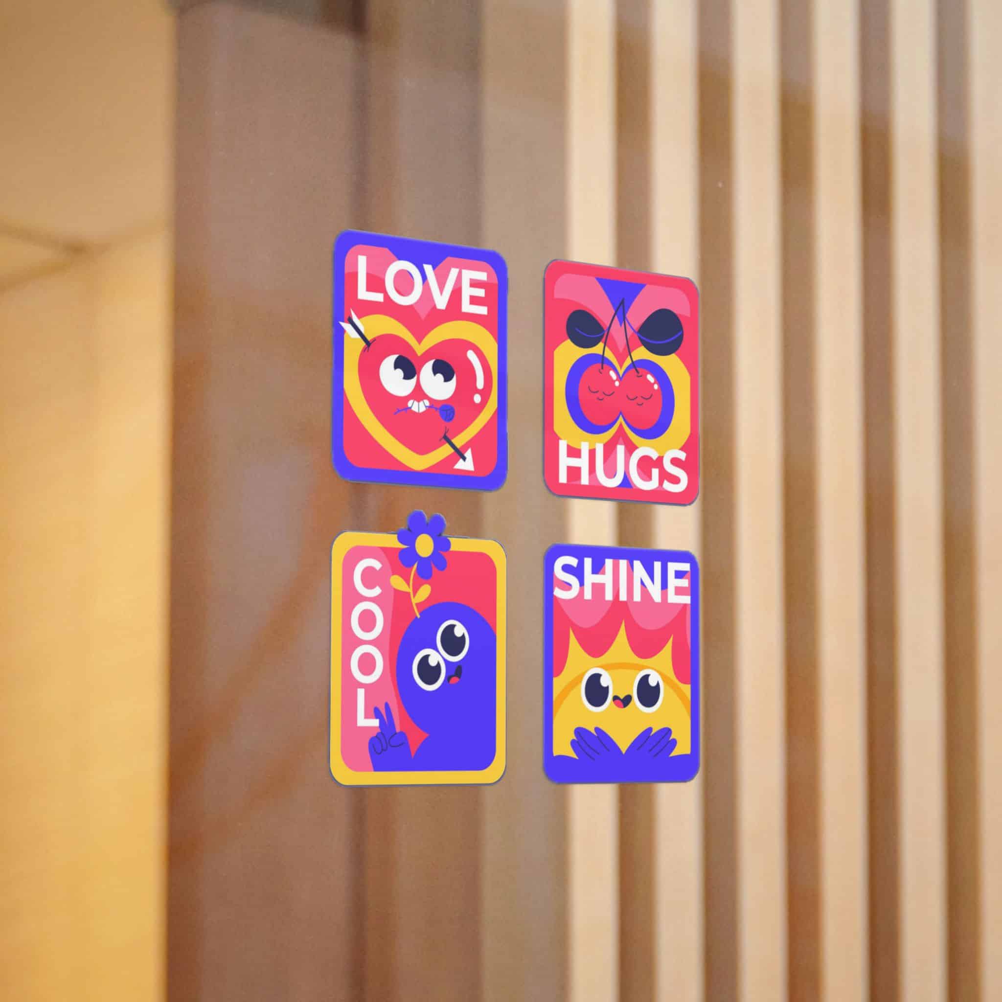 Hand Drawn Flat Design Trendy Cartoon Badges Labels Die Cut Stickers Dtf - Image 12