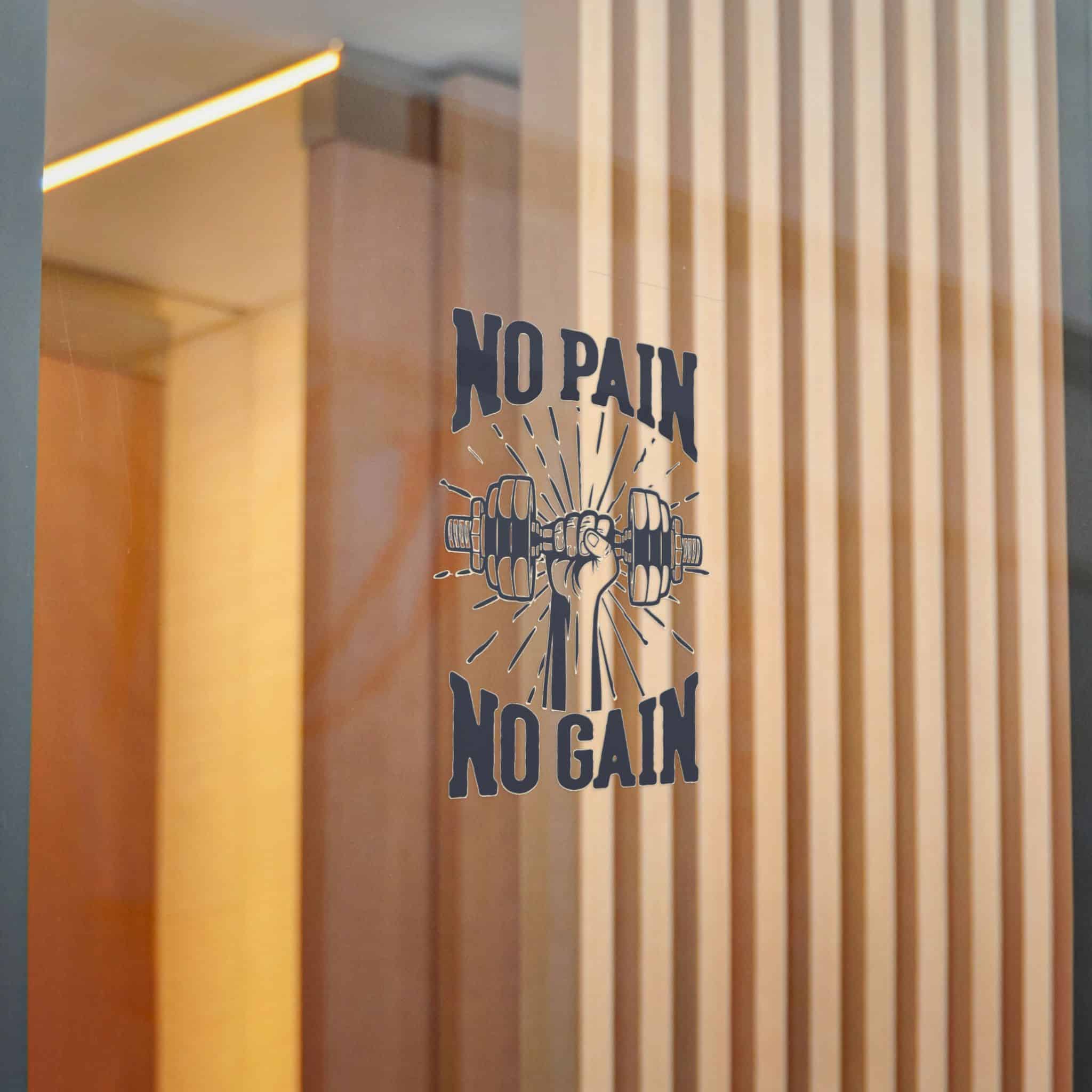 No Pain No Gain Copia Die Cut Stickers Dtf - Image 22