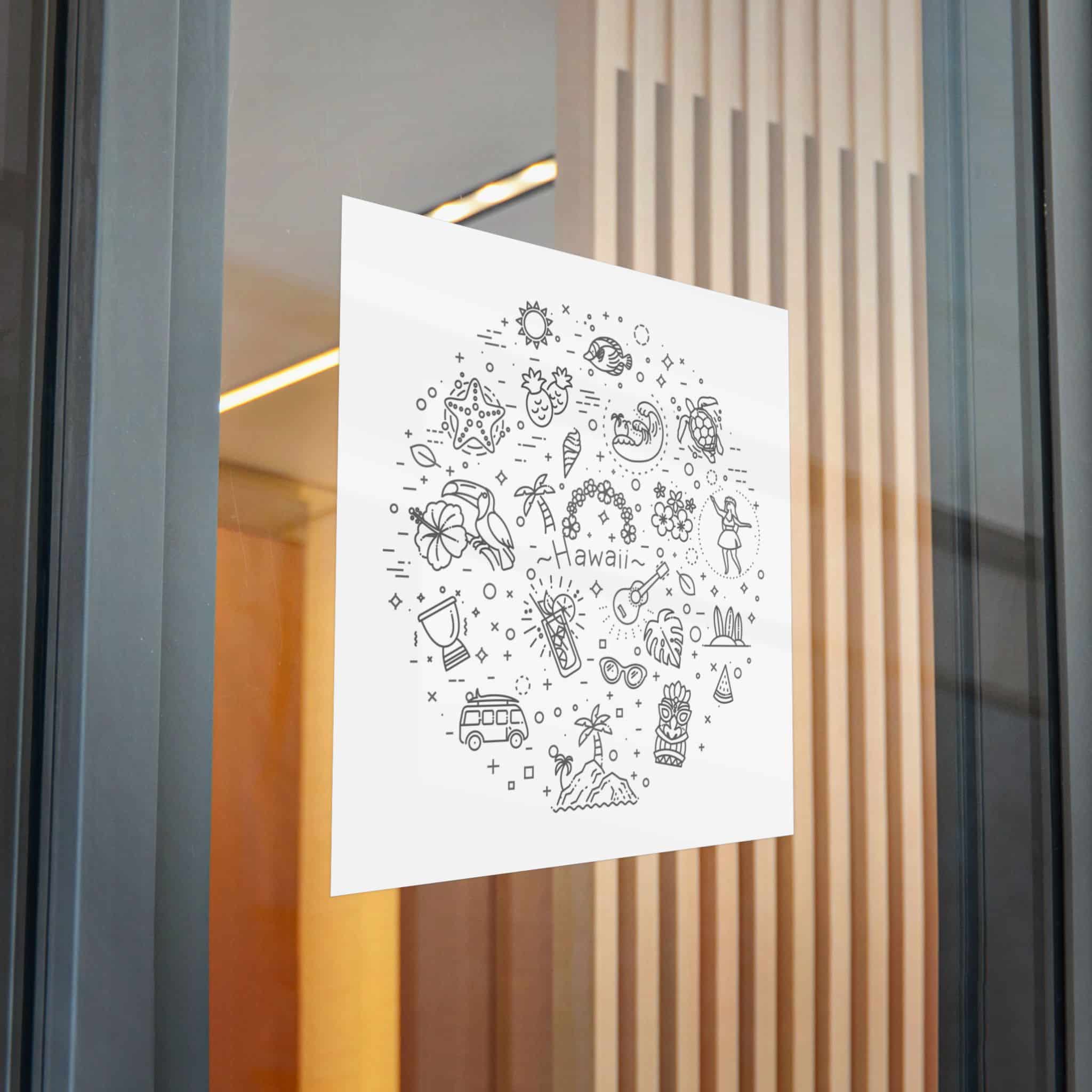 Hawaii Die Cut Stickers Dtf - Image 30