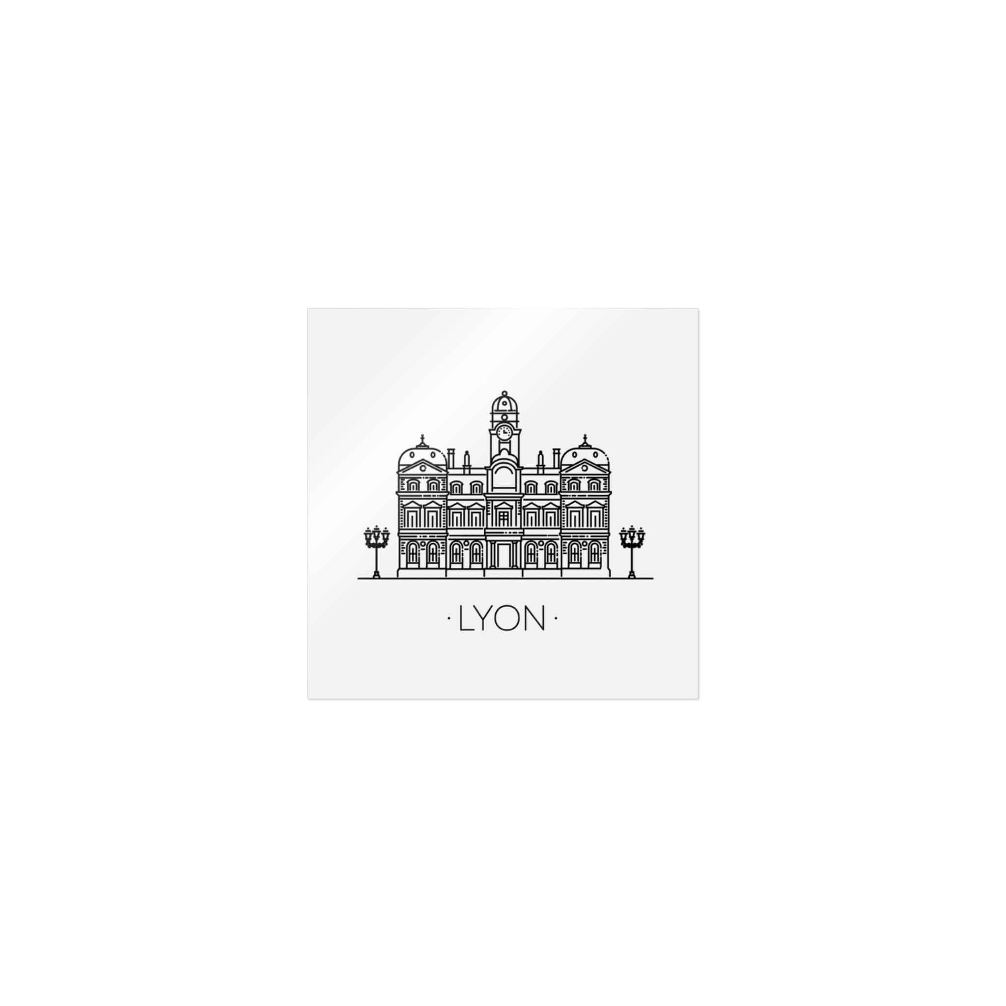 Lyon City Die Cut Stickers Dtf - Image 9