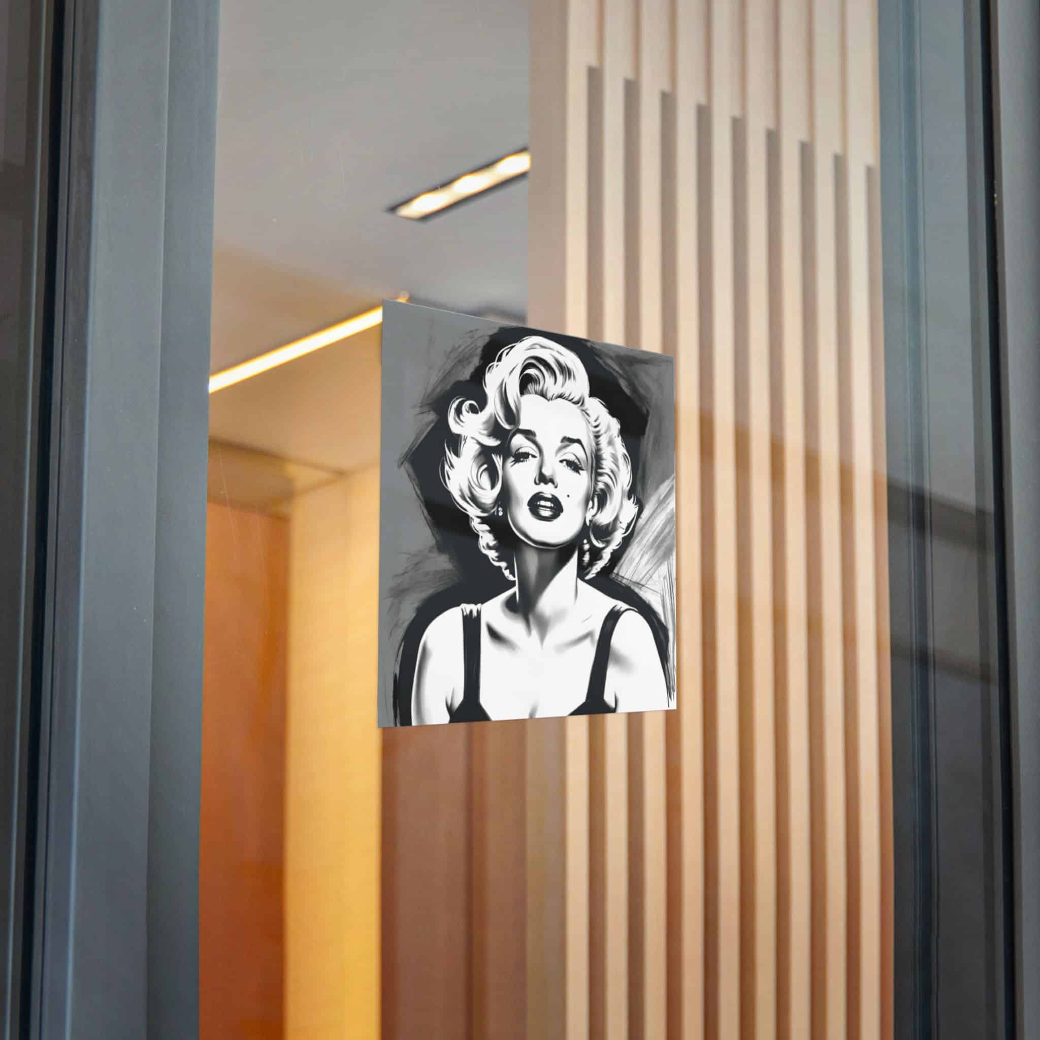 Marilyn Monroe Drawing Die Cut Stickers Dtf - Image 26