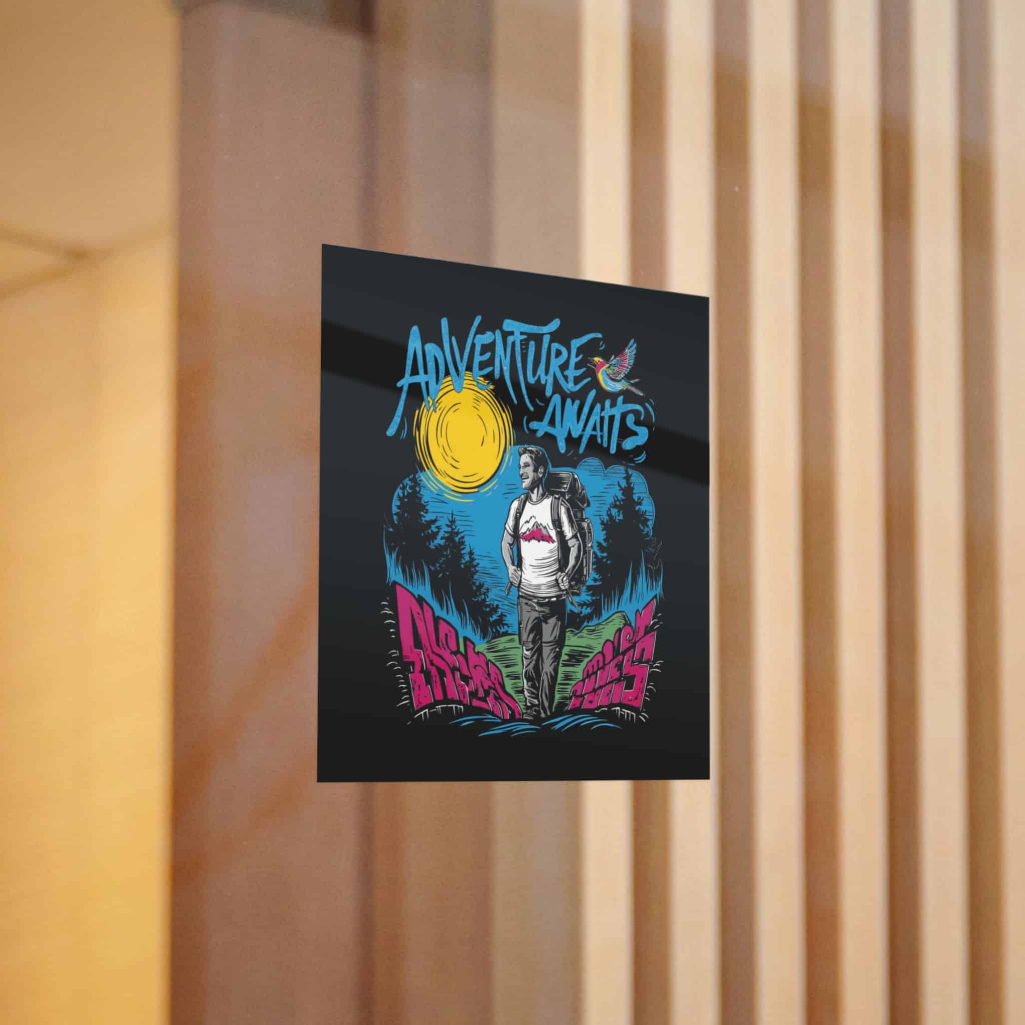 Adventure Awaits Die Cut Stickers Dtf - Image 6