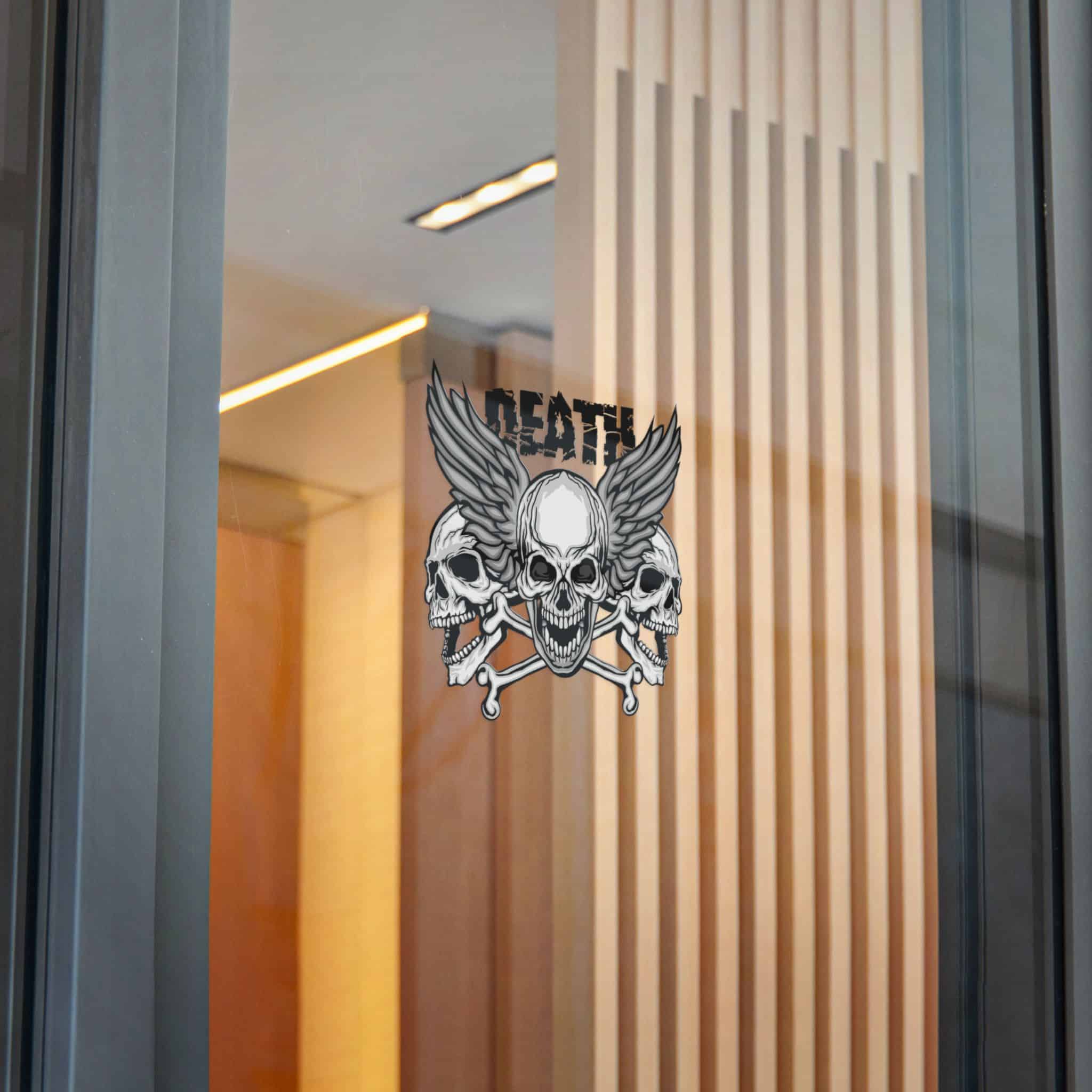 Gothic Sign With Skull Grunge Vintage Design T Shirts (6) Die Cut Stickers Dtf - Image 24