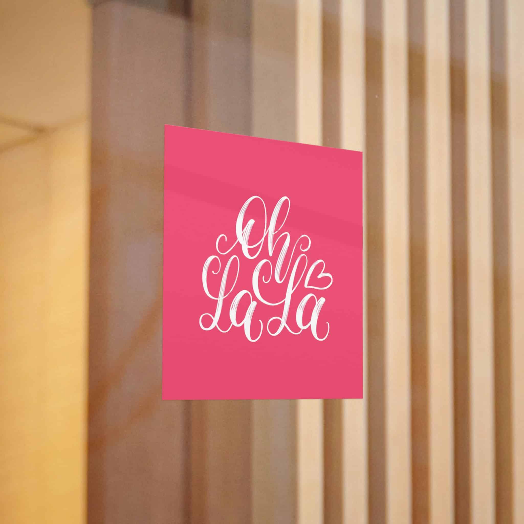 Oh La La Die Cut Stickers Dtf - Image 6