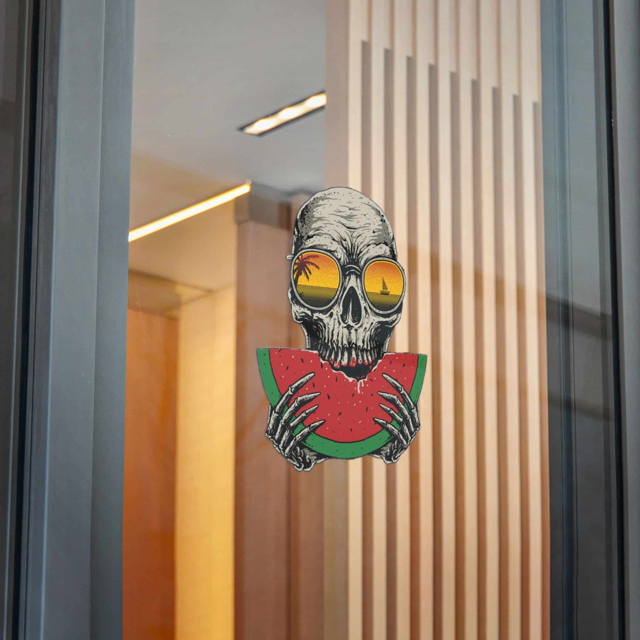 Skull Watermelon Summer Beach Graphic Illustration Die Cut Stickers Dtf - Image 30