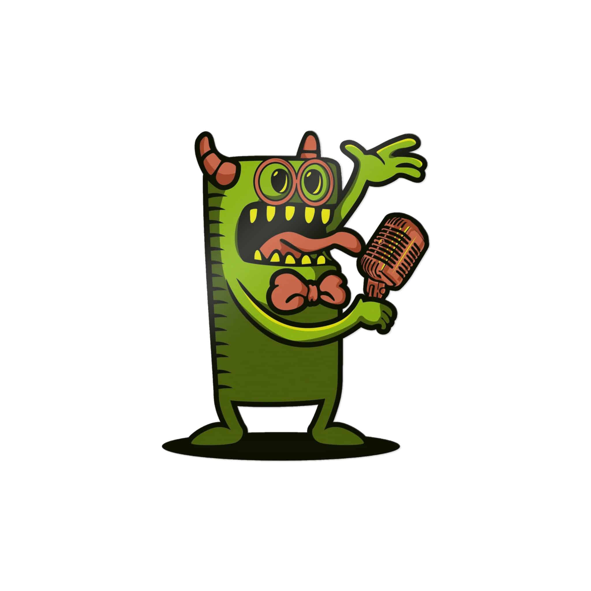 Singing Monster Cartoon Die Cut Stickers Dtf - Image 25