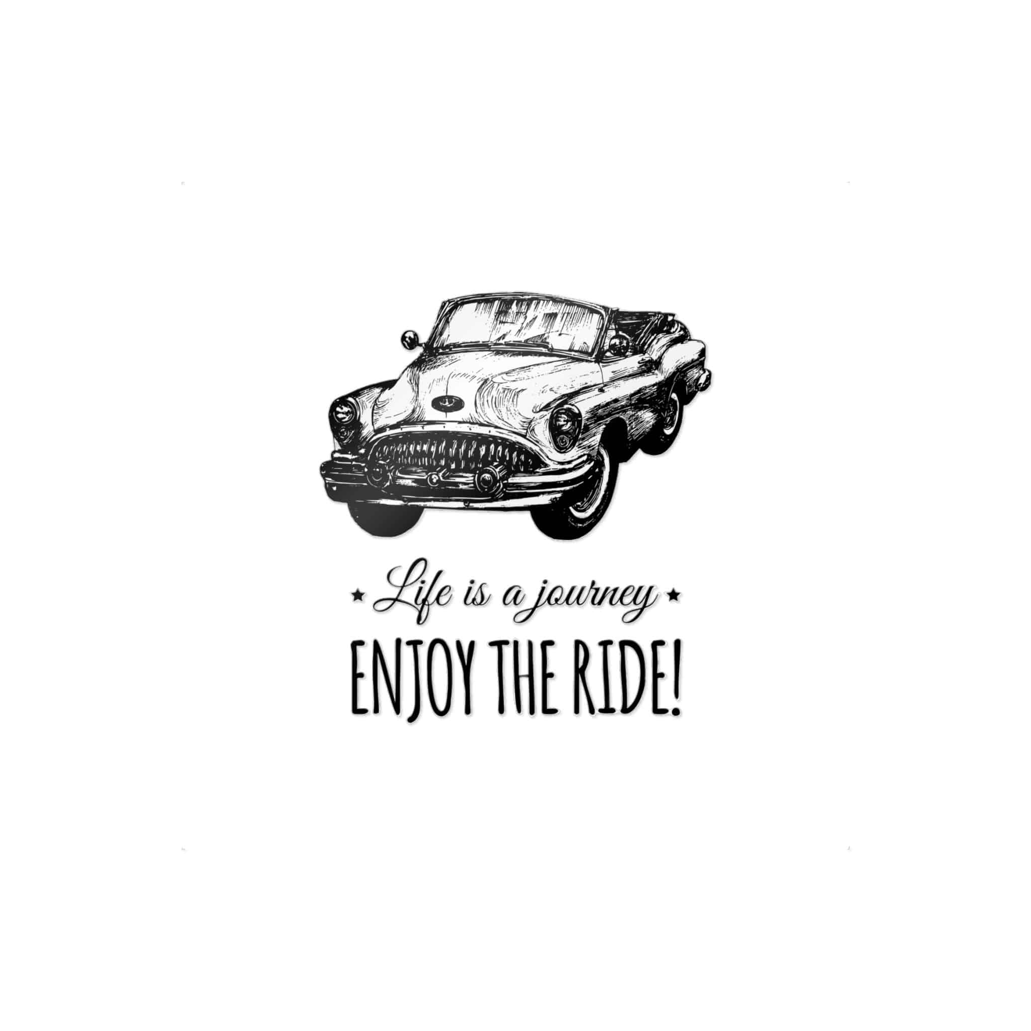 Life Is A Journey Enjoy the Ride 1 Die Cut Stickers Dtf - Image 13