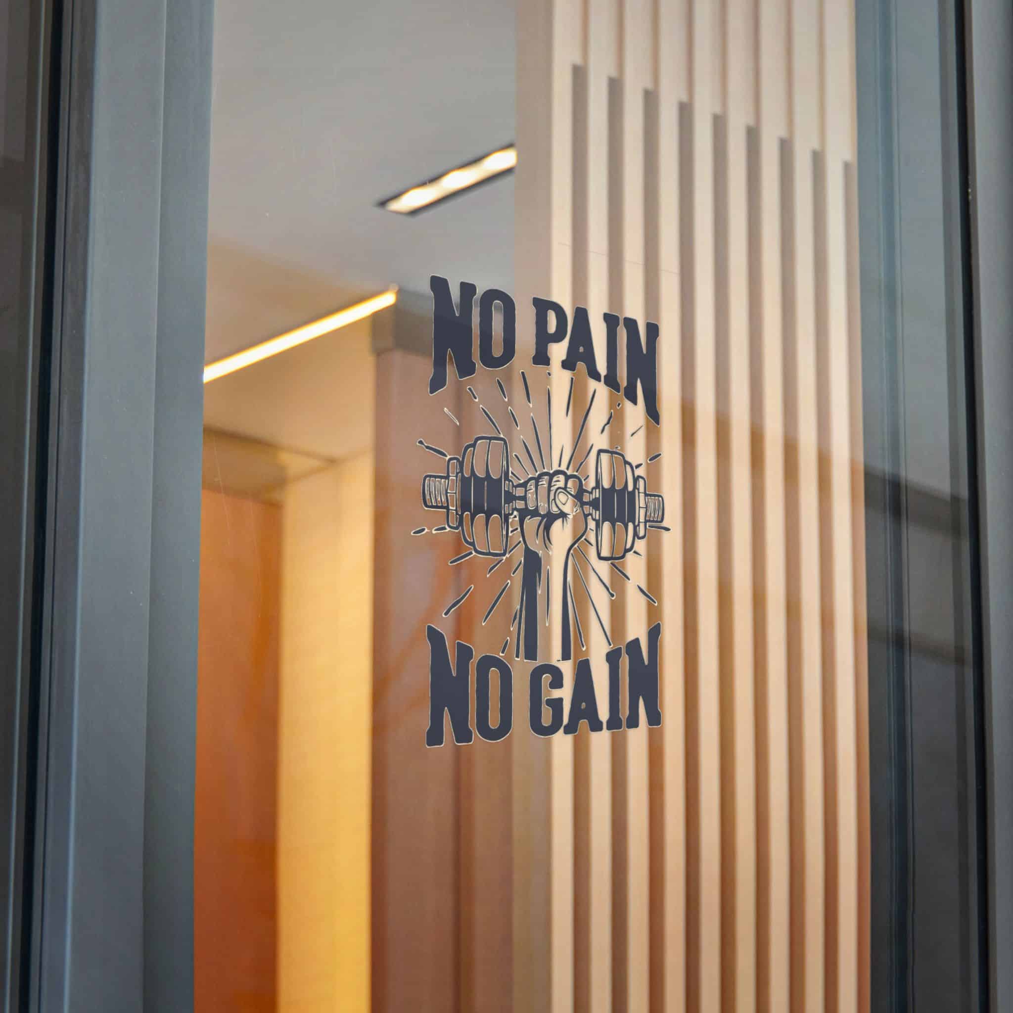No Pain No Gain Copia Die Cut Stickers Dtf - Image 30