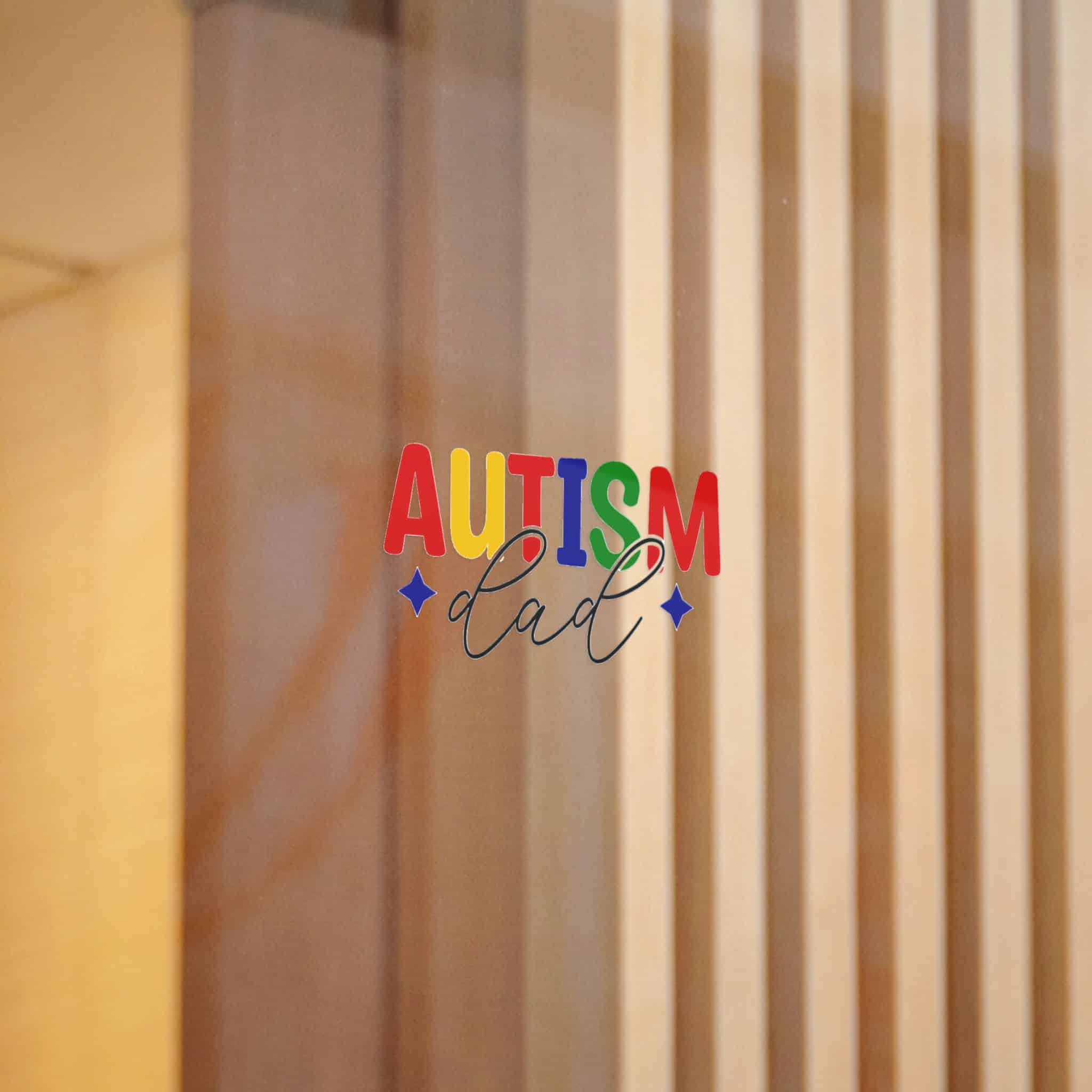 Autism Dad Die Cut Stickers Dtf - Image 6