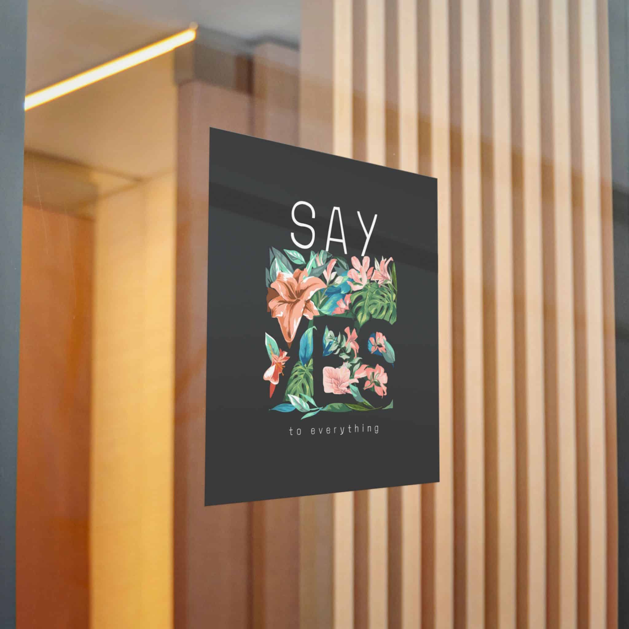 Say Yes Die Cut Stickers Dtf - Image 22