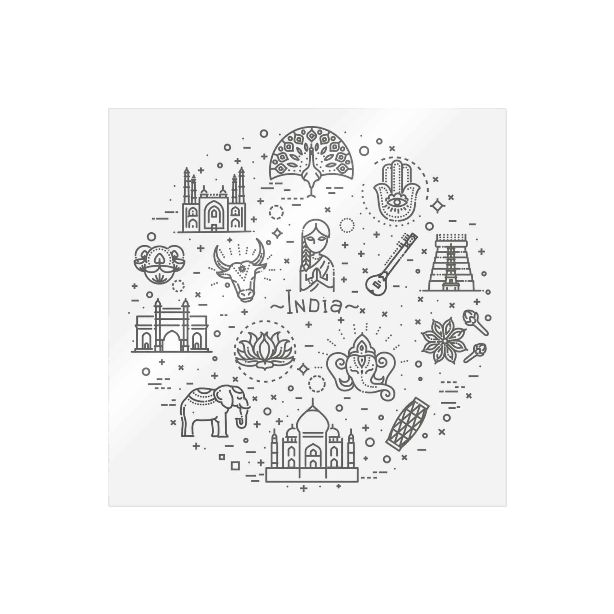 India Die Cut Stickers Dtf - Image 13
