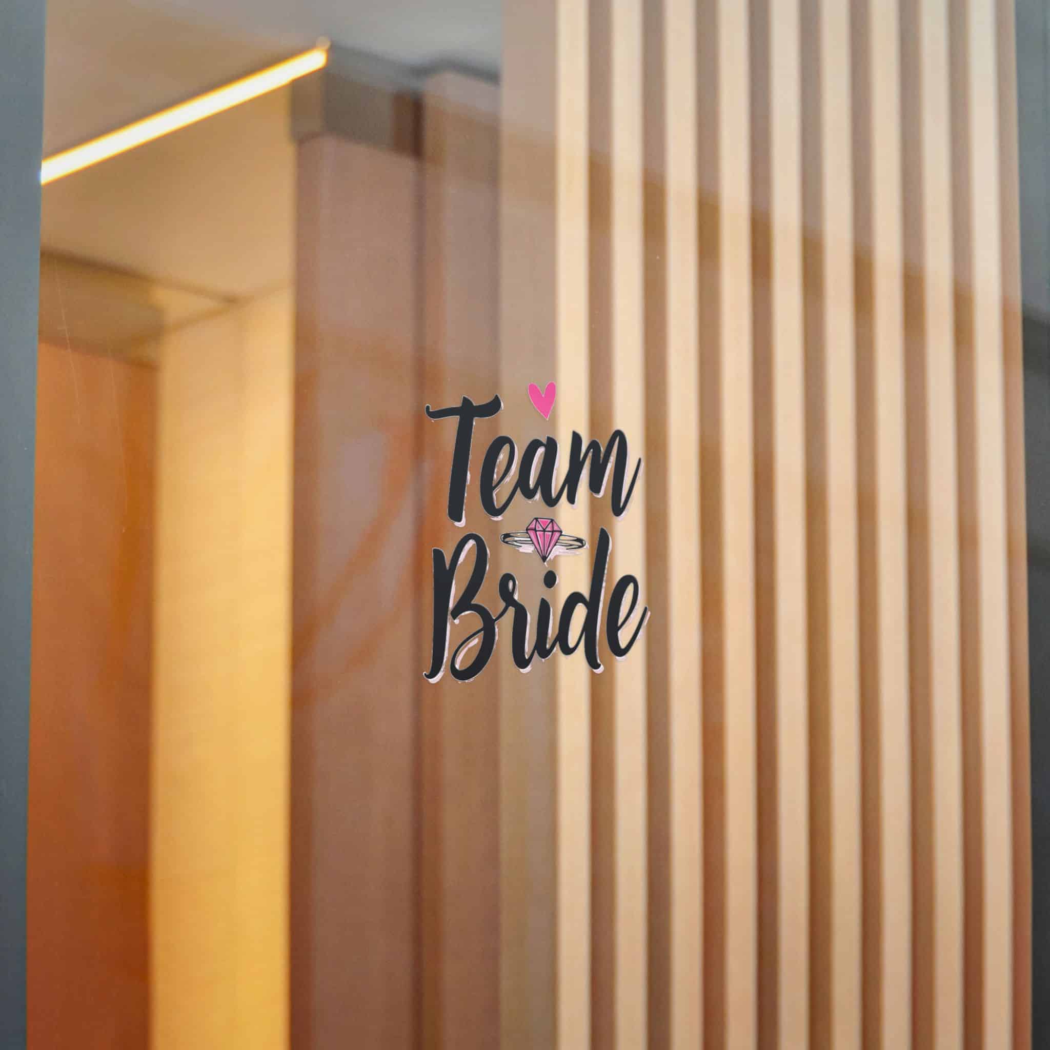 Team Bride Die Cut Stickers Dtf - Image 14