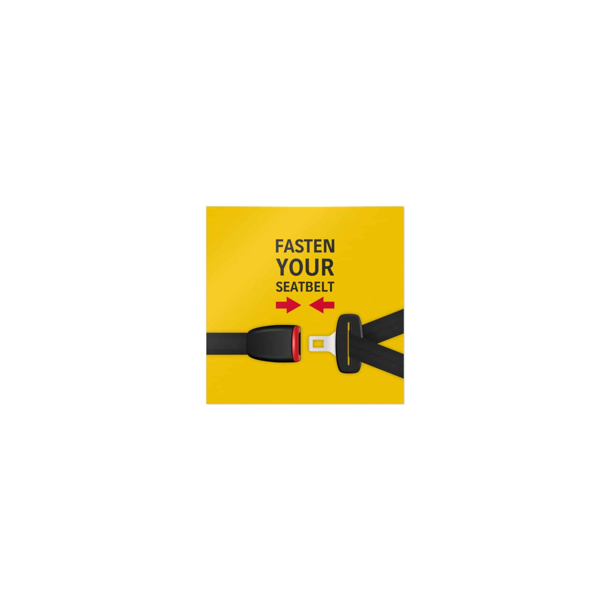 Vector 3d Realistic Blocked Passenger Seat Belt Clopeup(1) Die Cut Stickers Dtf - Image 17