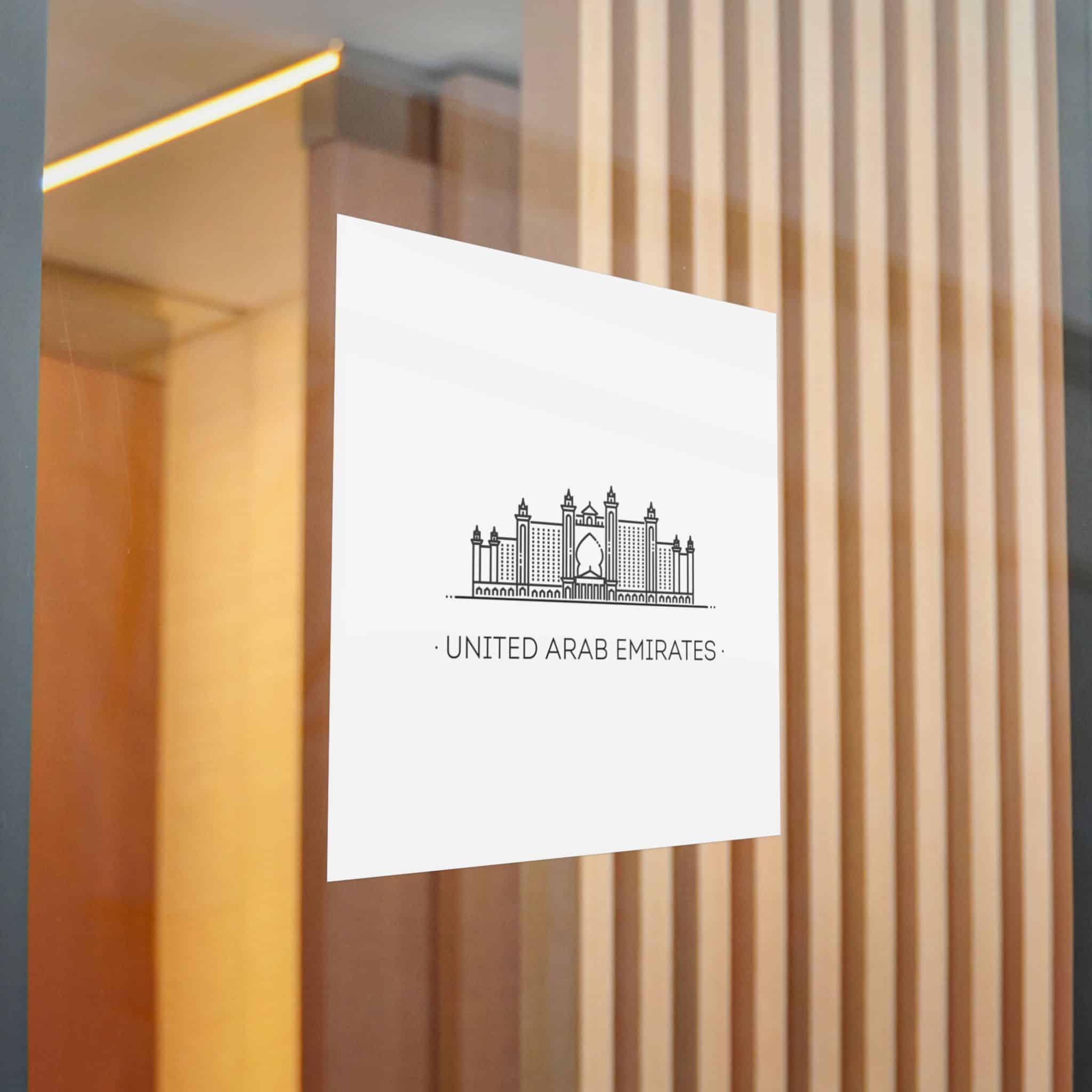 United Arab Emirates Die Cut Stickers Dtf - Image 22