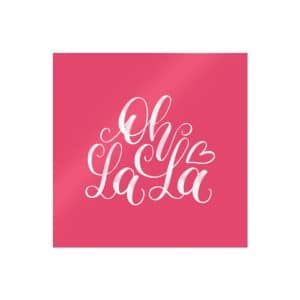 Oh La La Die Cut Stickers Dtf