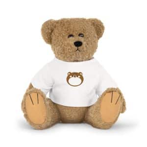 Bear Name Tag Plush Toy With T Shirt